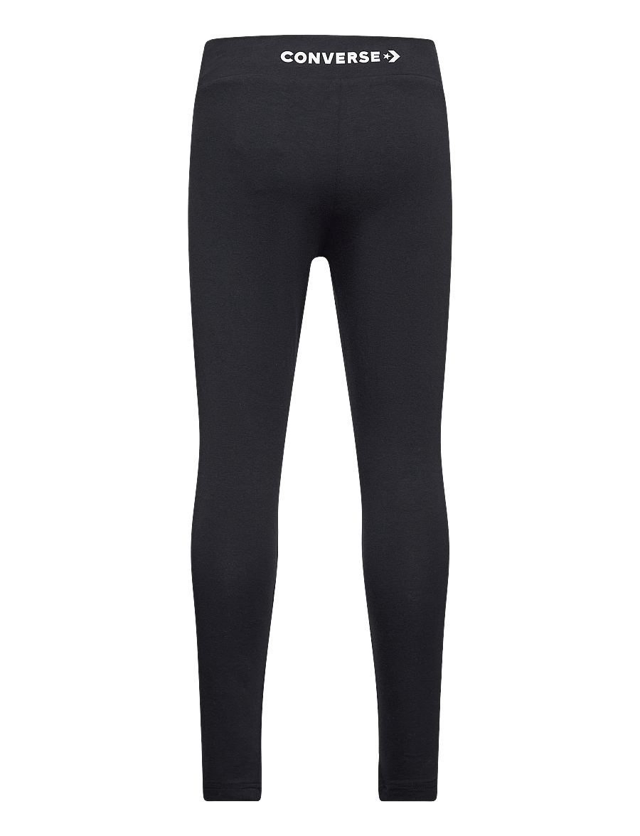 Converse - LE-KNIT LEGGING - leggings - black - 1