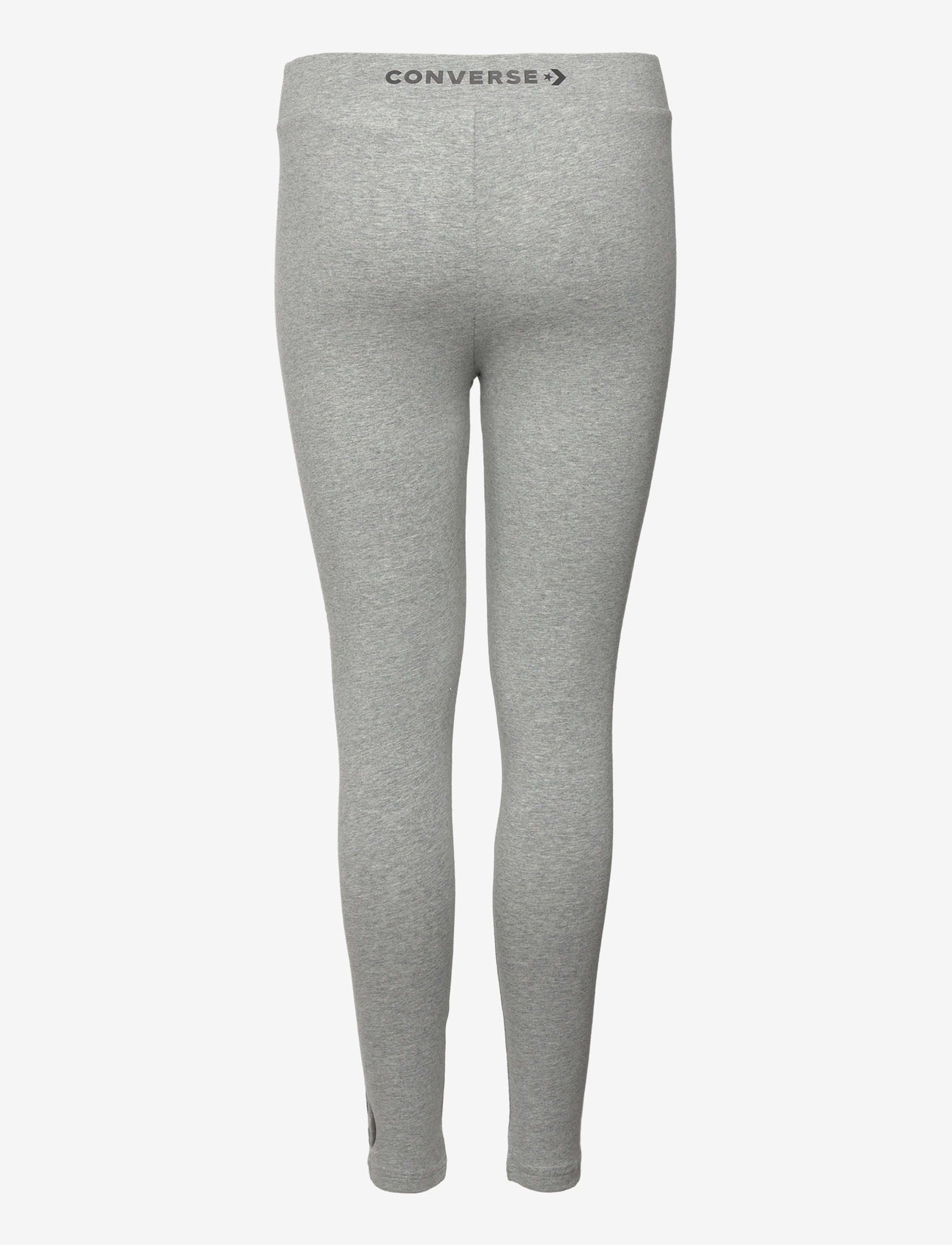 Converse - LE-KNIT LEGGING - leggings - dk grey heather - 1