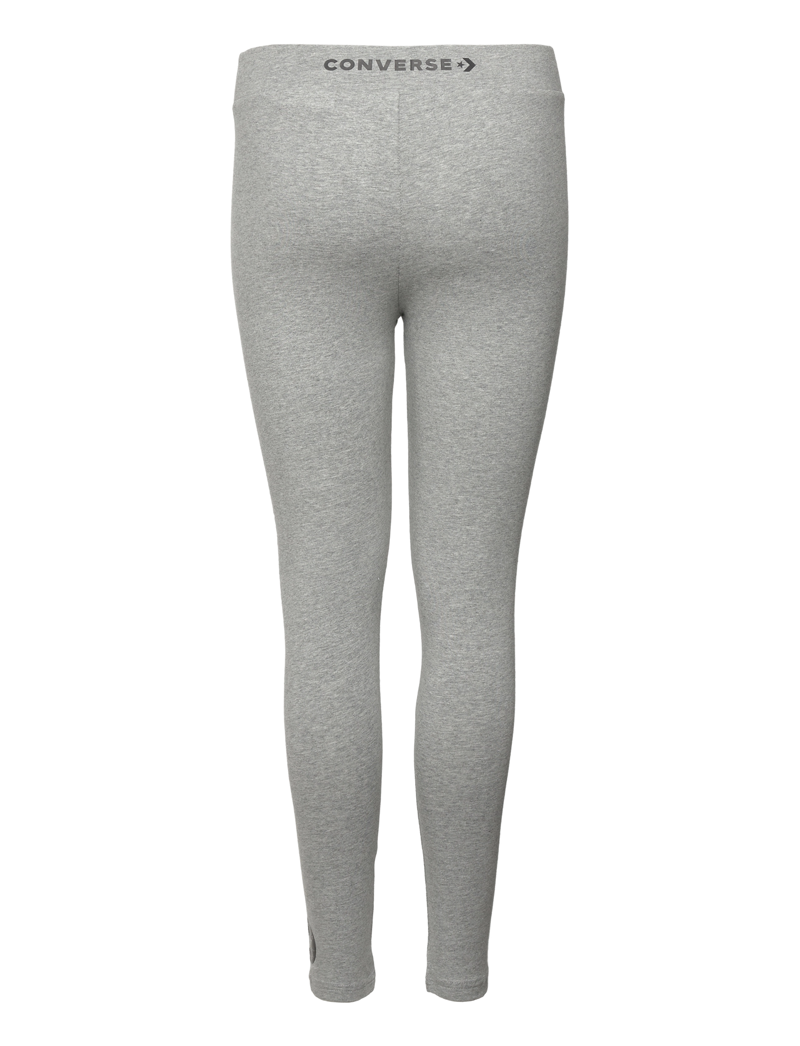 Converse - LE-KNIT LEGGING - leggings - dk grey heather - 1