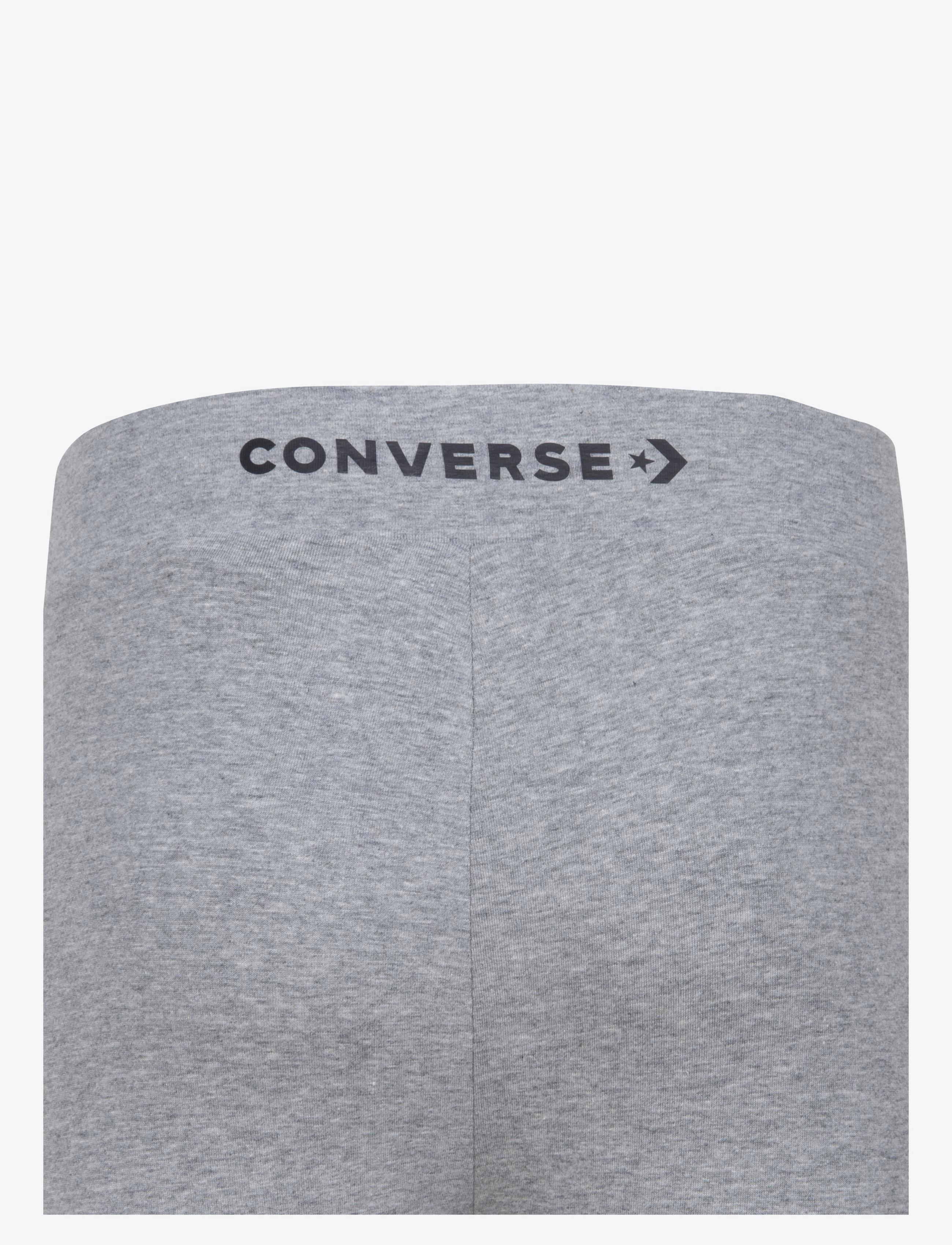 Converse - LE-KNIT LEGGING - leggings - dk grey heather - 5