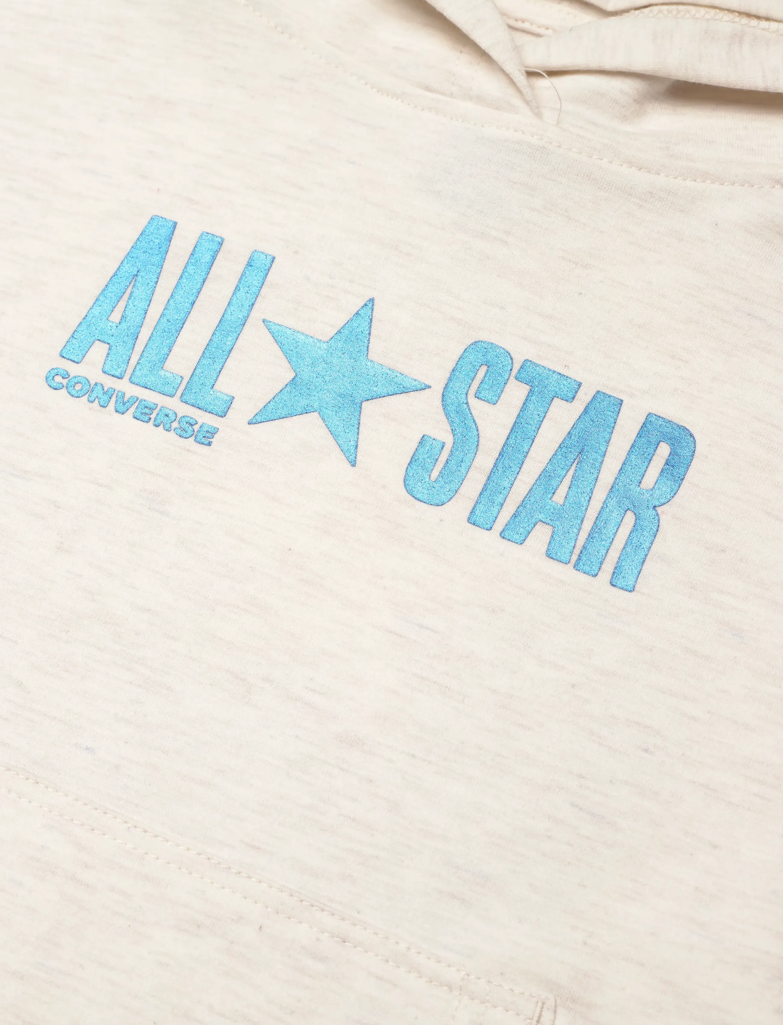 Converse - PO-PULL-OVER HOODY - sporta džemperi - beige - 2
