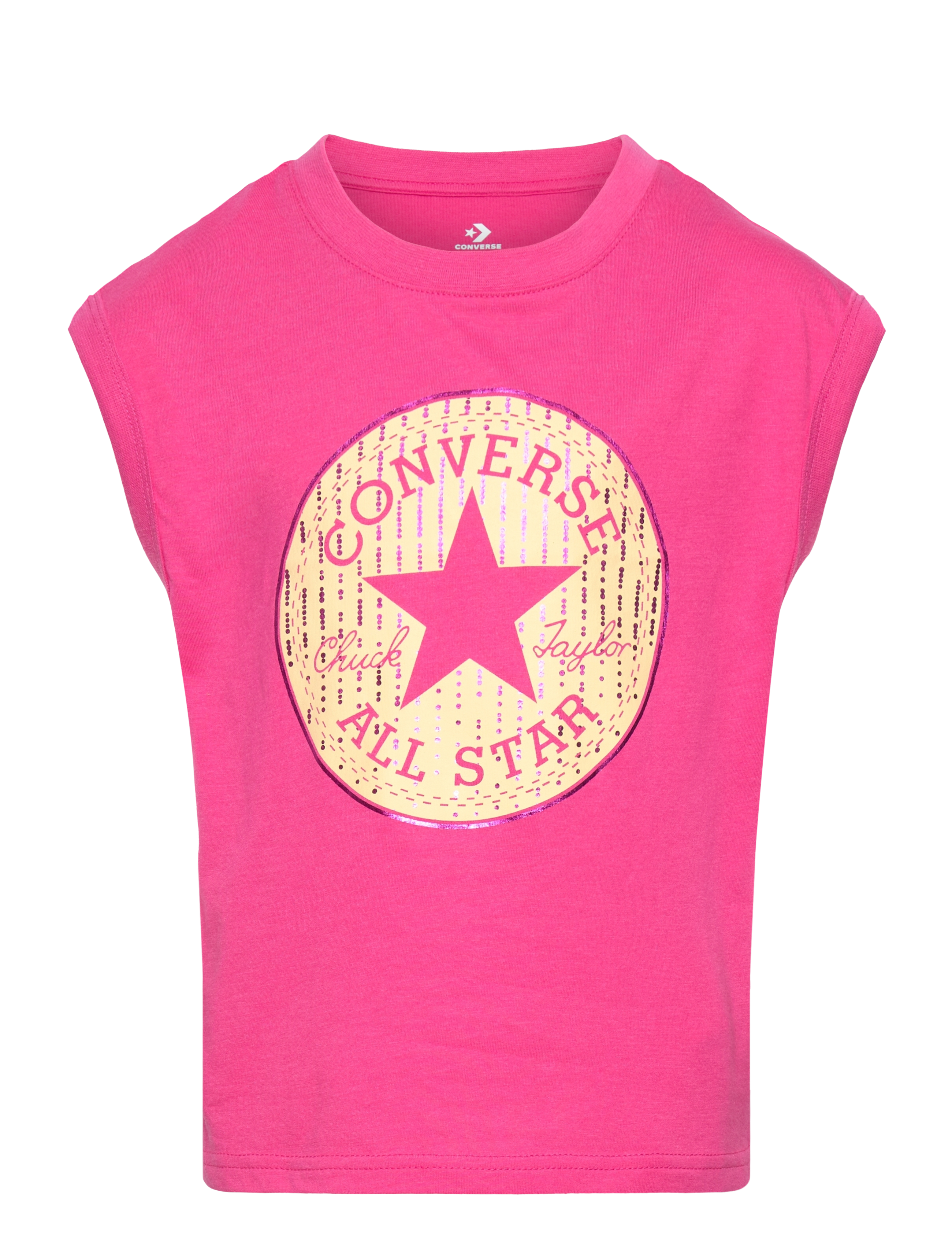 Converse KT-S/S KNIT TOP - App deal - ASTRAL PINK / pink/rose