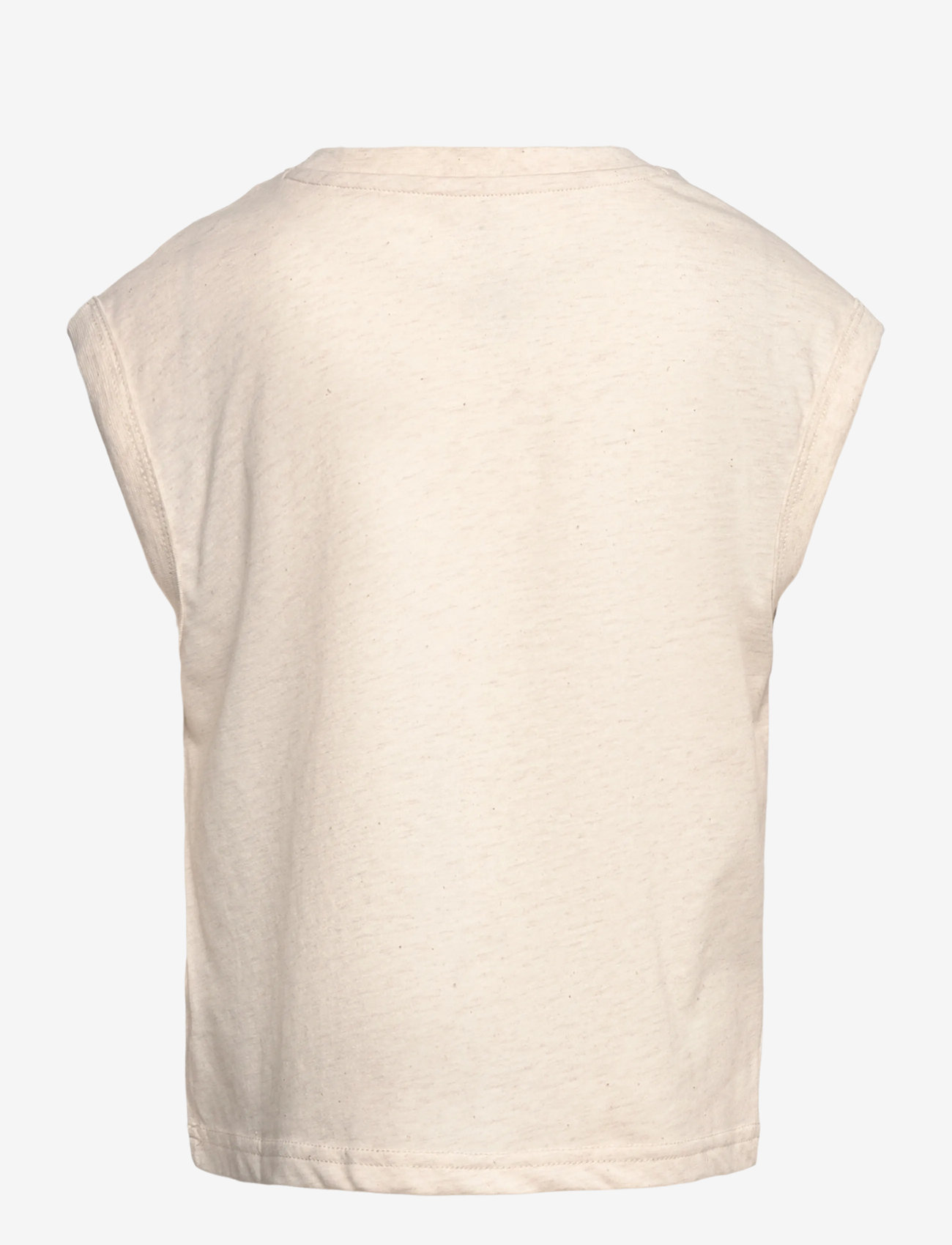 Converse - KT-S/S KNIT TOP - tank tops - beige - 1