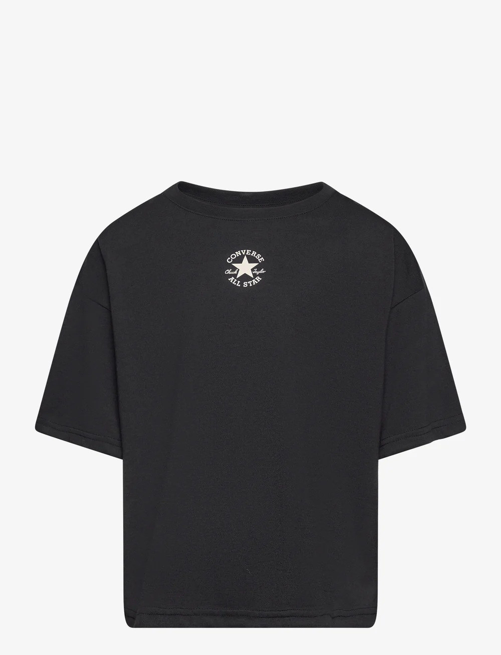 Black converse shirt sales