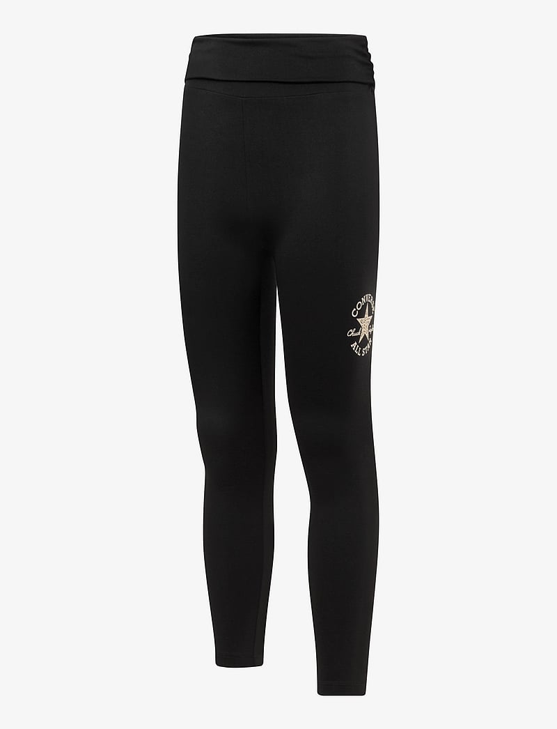 Converse - Converse Ruched Waist Leggings - leggings - black - 0