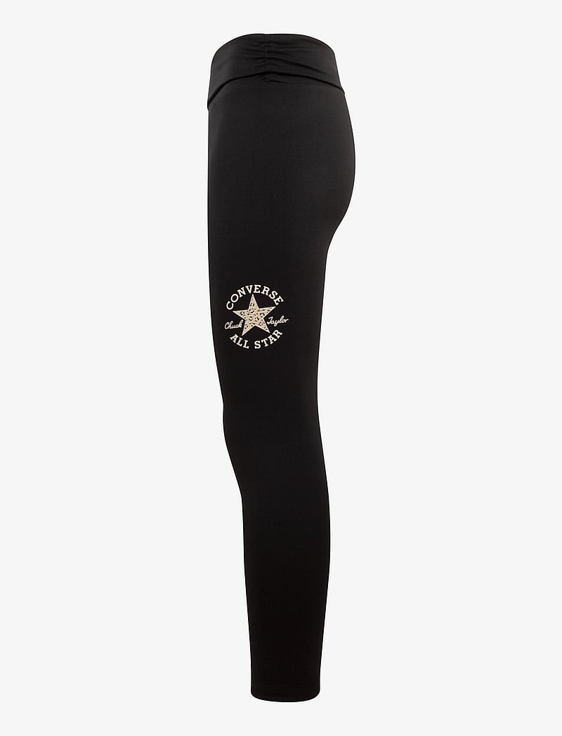 Converse - Converse Ruched Waist Leggings - leggings - black - 2