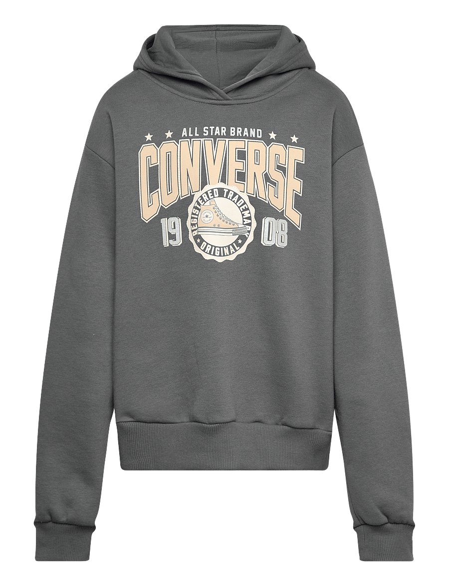 Converse - Converse Boxy Graphic Hoodie - dark matter - 0