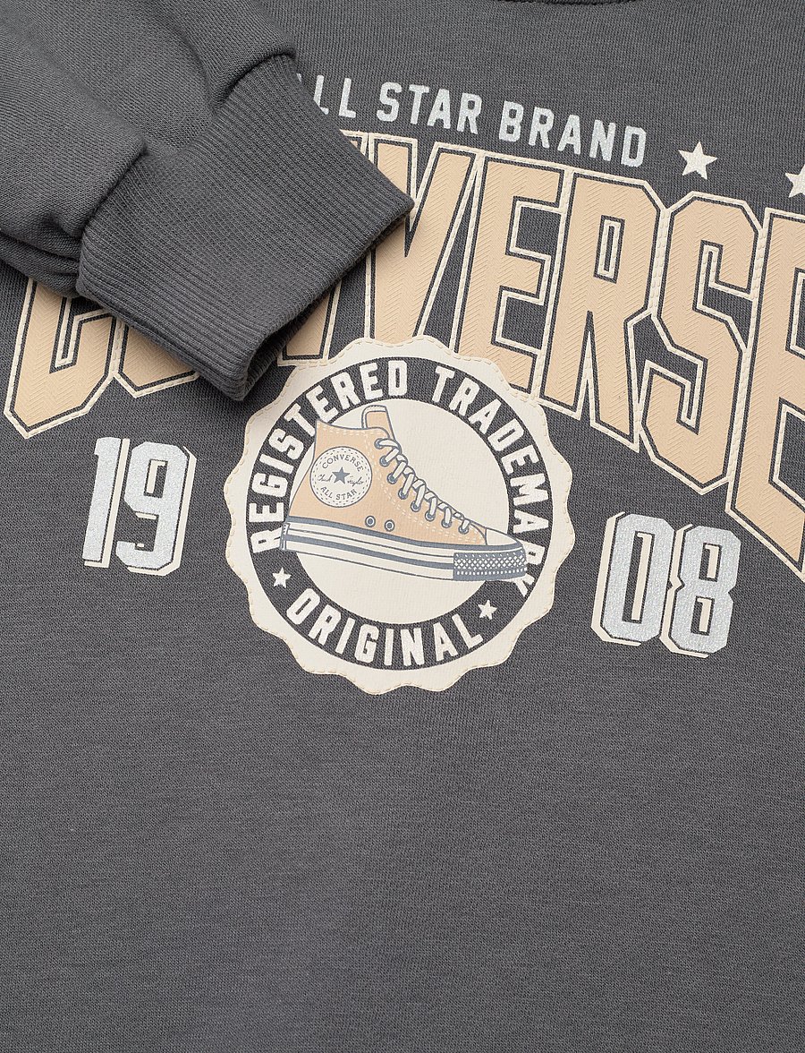 Converse - Converse Boxy Graphic Hoodie - dark matter - 2