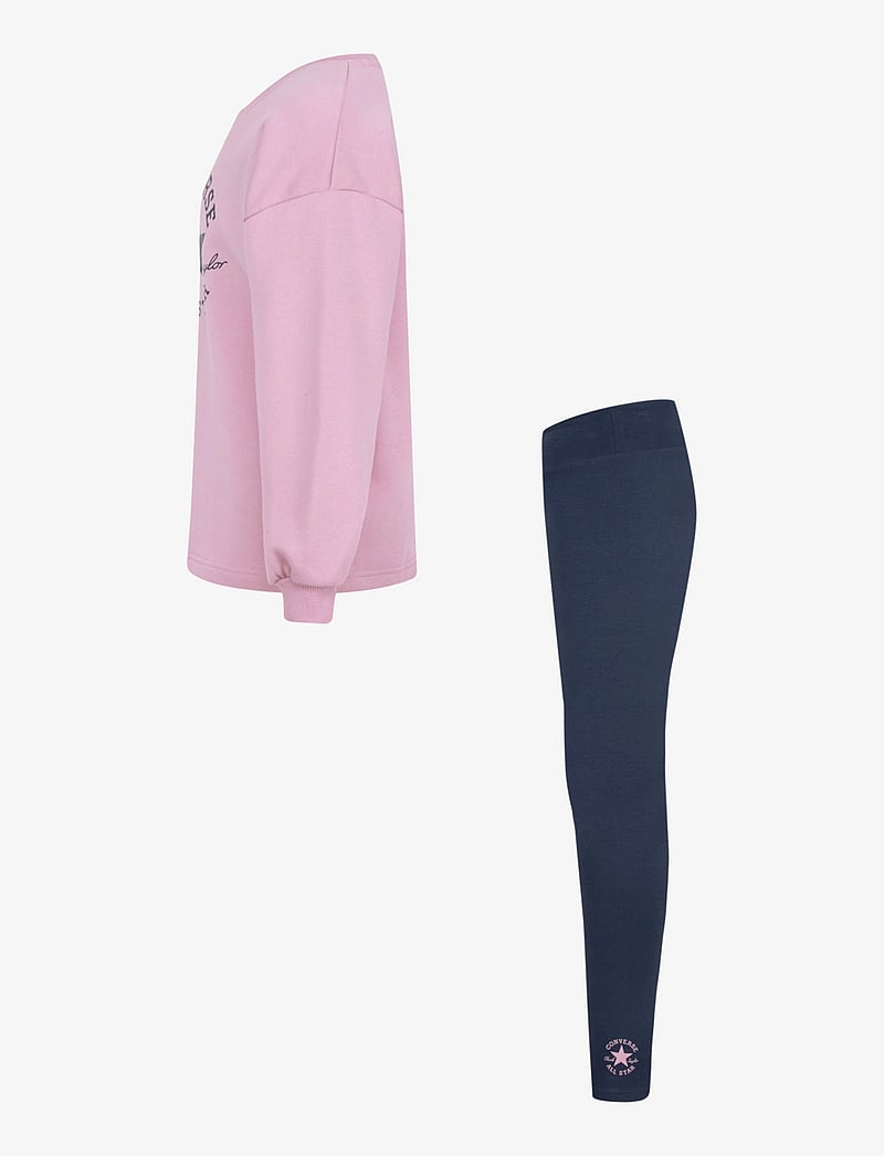 Converse - Converse Crewneck and Leggings Set - divdaļīgi komplekti - converse navy - 2