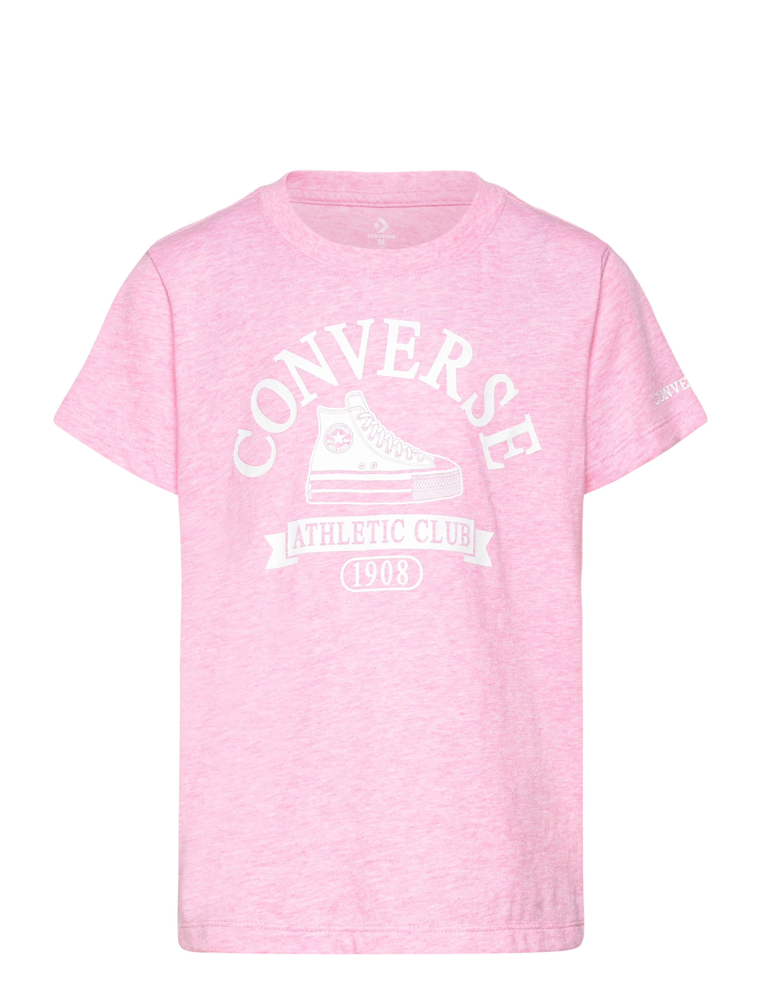 Converse CNVG CHUCK TAYLOR T-SHIRT - Kortærmede T-shirts - LT JELLYFISH JITTER HTR / pink/rose