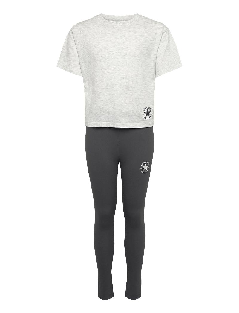 Converse - CNVG BOXY TEE & LEGGING SET - 2-teilige sets - dark matter - 0