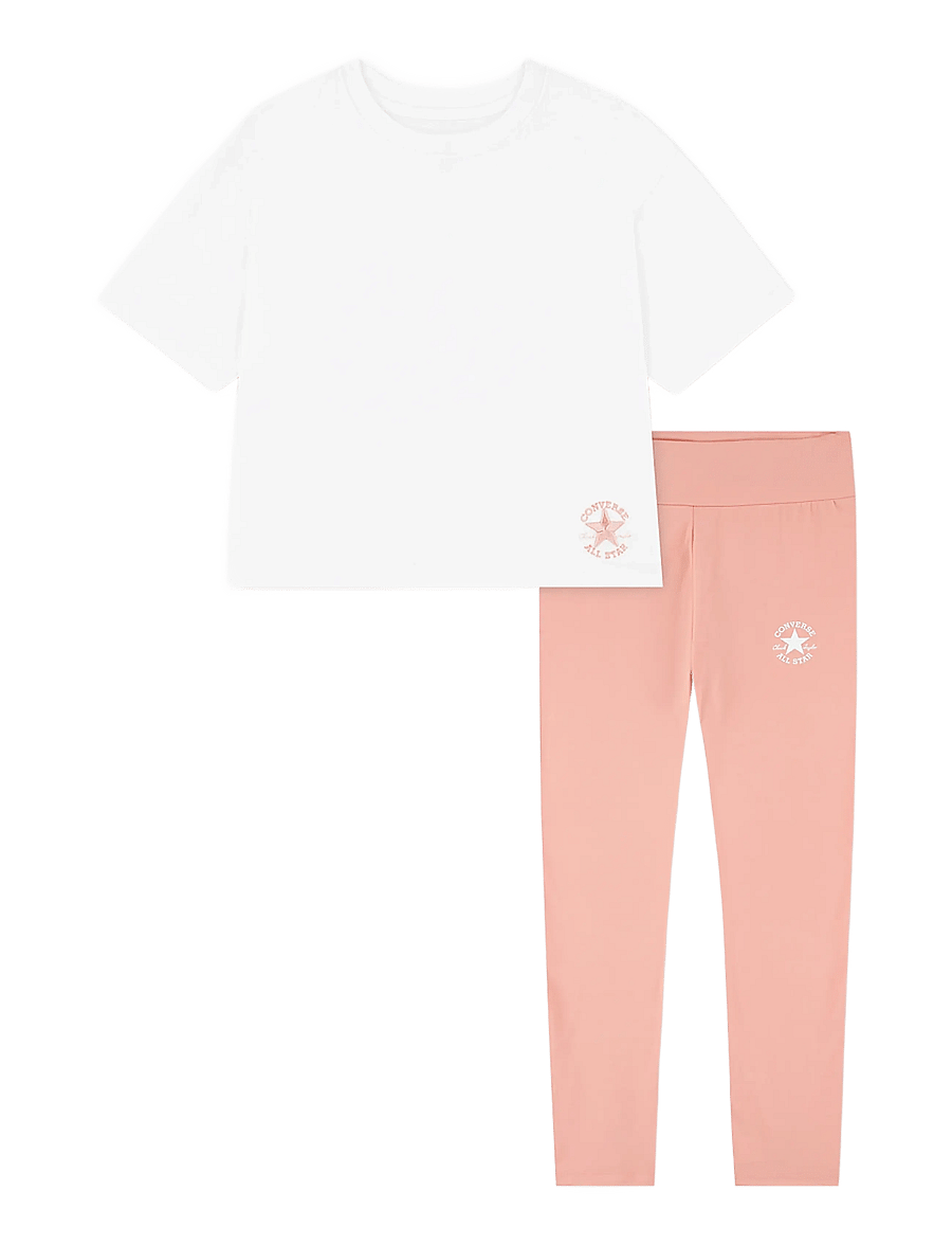 Converse - CNVG BOXY TEE & LEGGING SET - 2-teilige sets - flamingo fade - 1