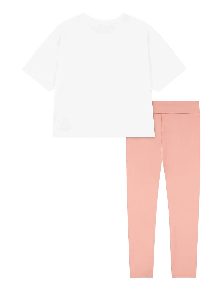 Converse - CNVG BOXY TEE & LEGGING SET - 2-teilige sets - flamingo fade - 2