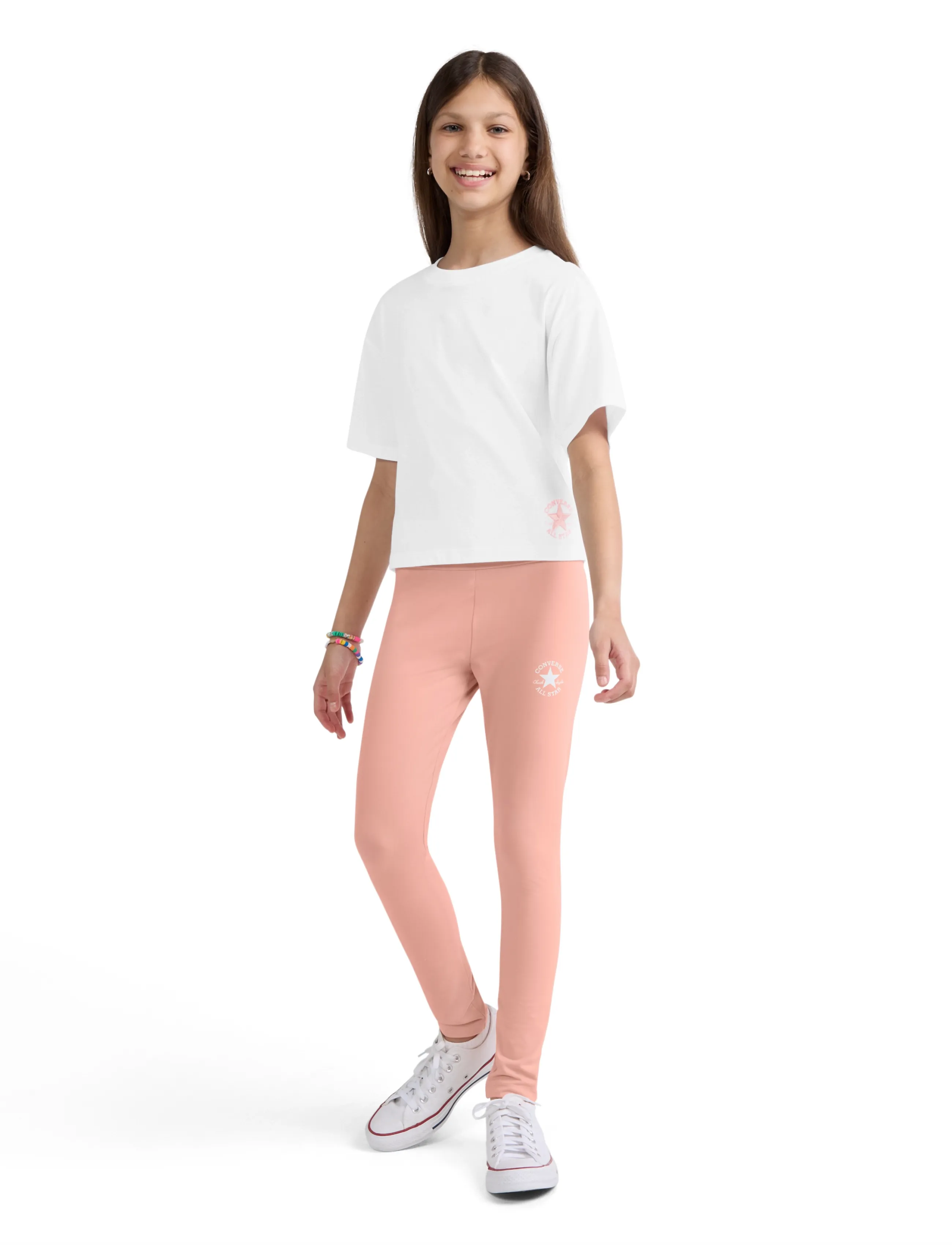 Converse CNVG BOXY TEE & LEGGING SET - Sets mit kurzärmeligem T-Shirt - FLAMINGO FADE / coral