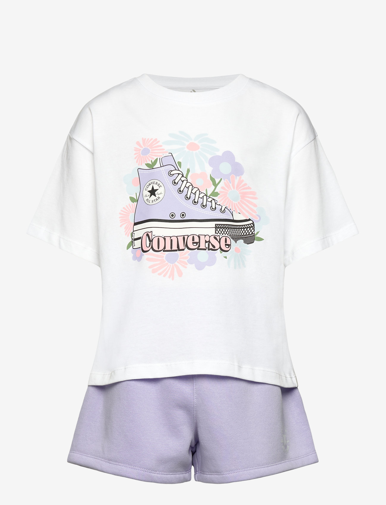 Converse - KS-KNIT SHORT SET - violet heat - 0