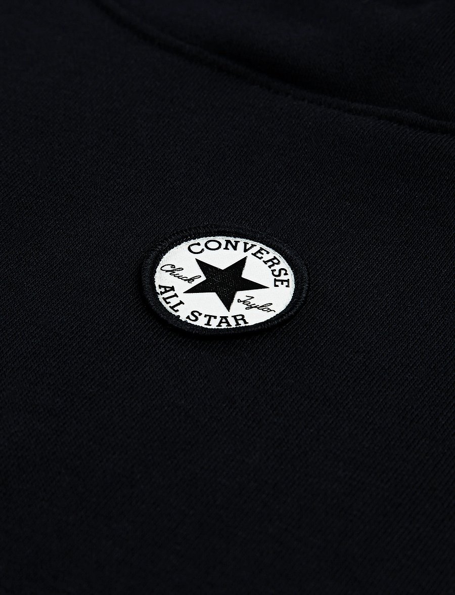 Converse - PO-PULL-OVER HOODY - bluzy z kapturem - black - 2