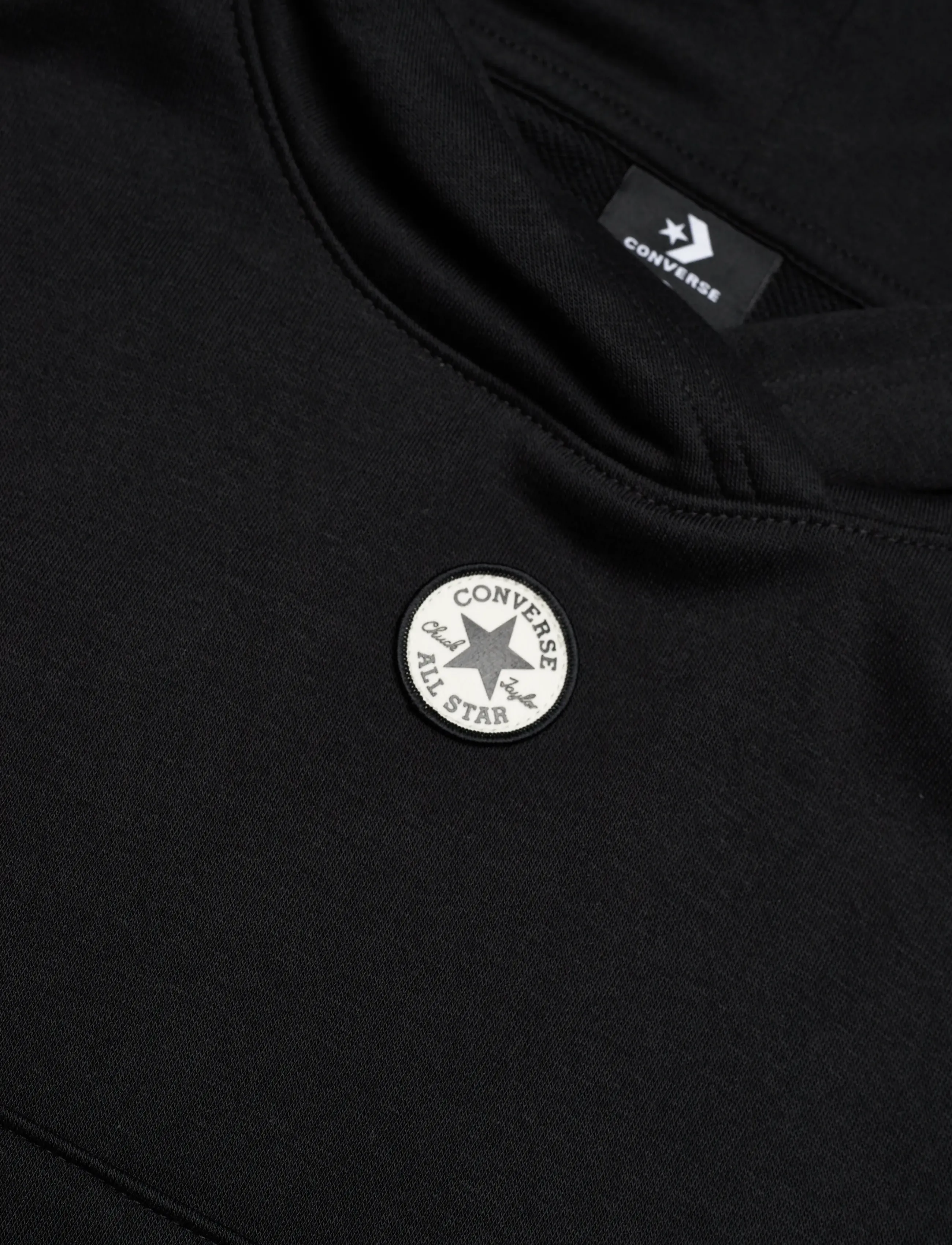 Converse - PO-PULL-OVER HOODY - hættetrøjer - black - 2
