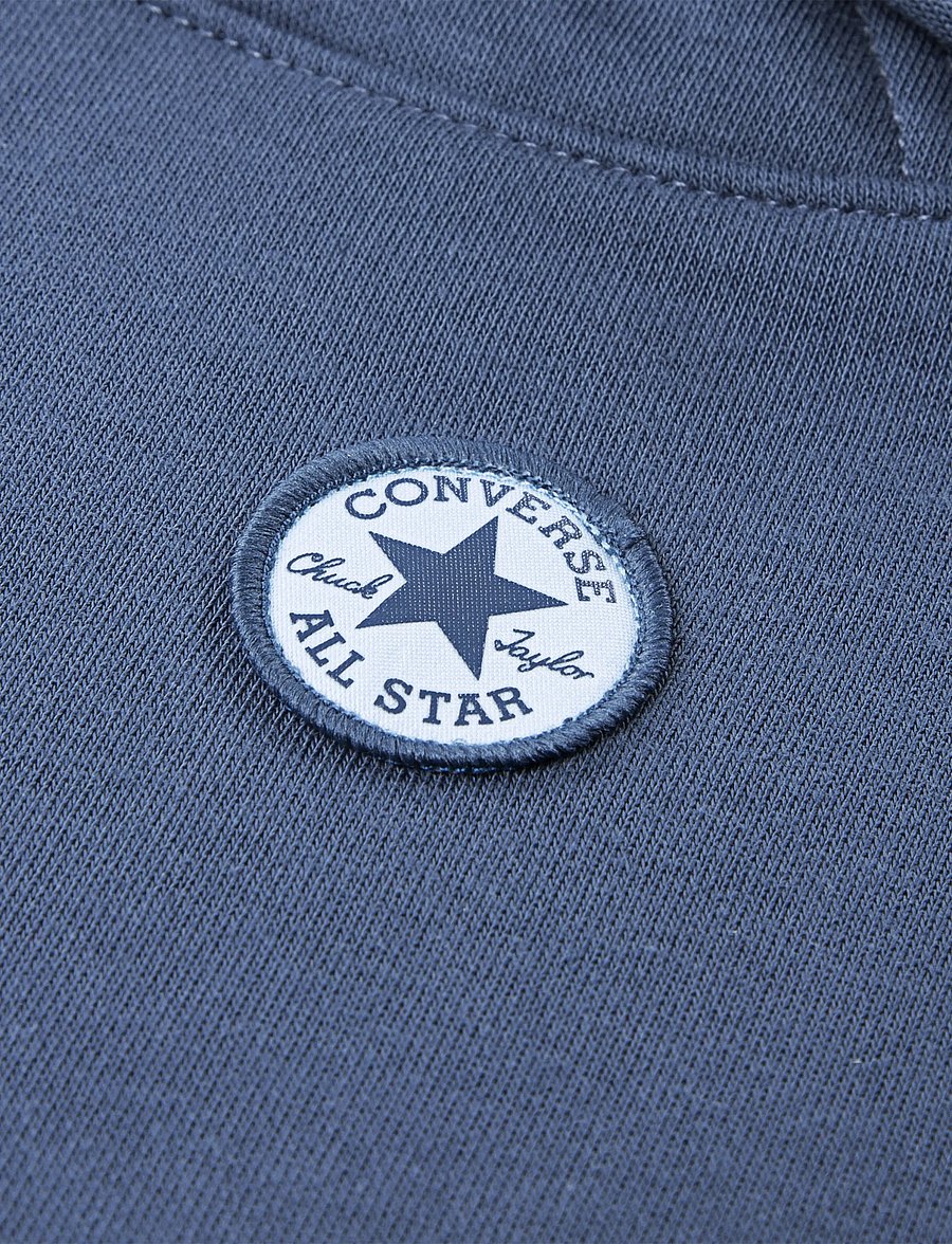 Converse - PO-PULL-OVER HOODY - hættetrøjer - slacker blue - 5