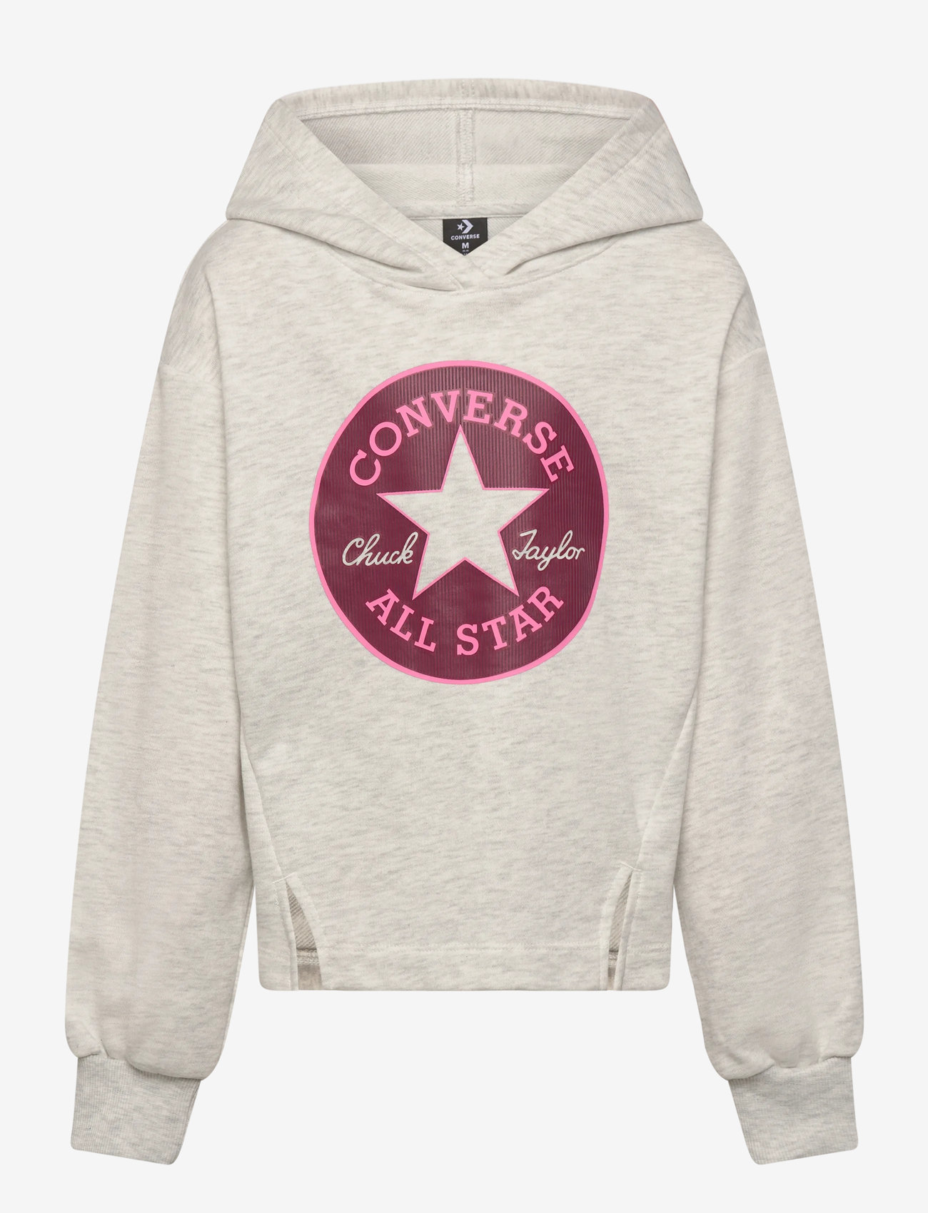 Converse - PO-PULL-OVER HOODY - hoodies - birch heather - 0