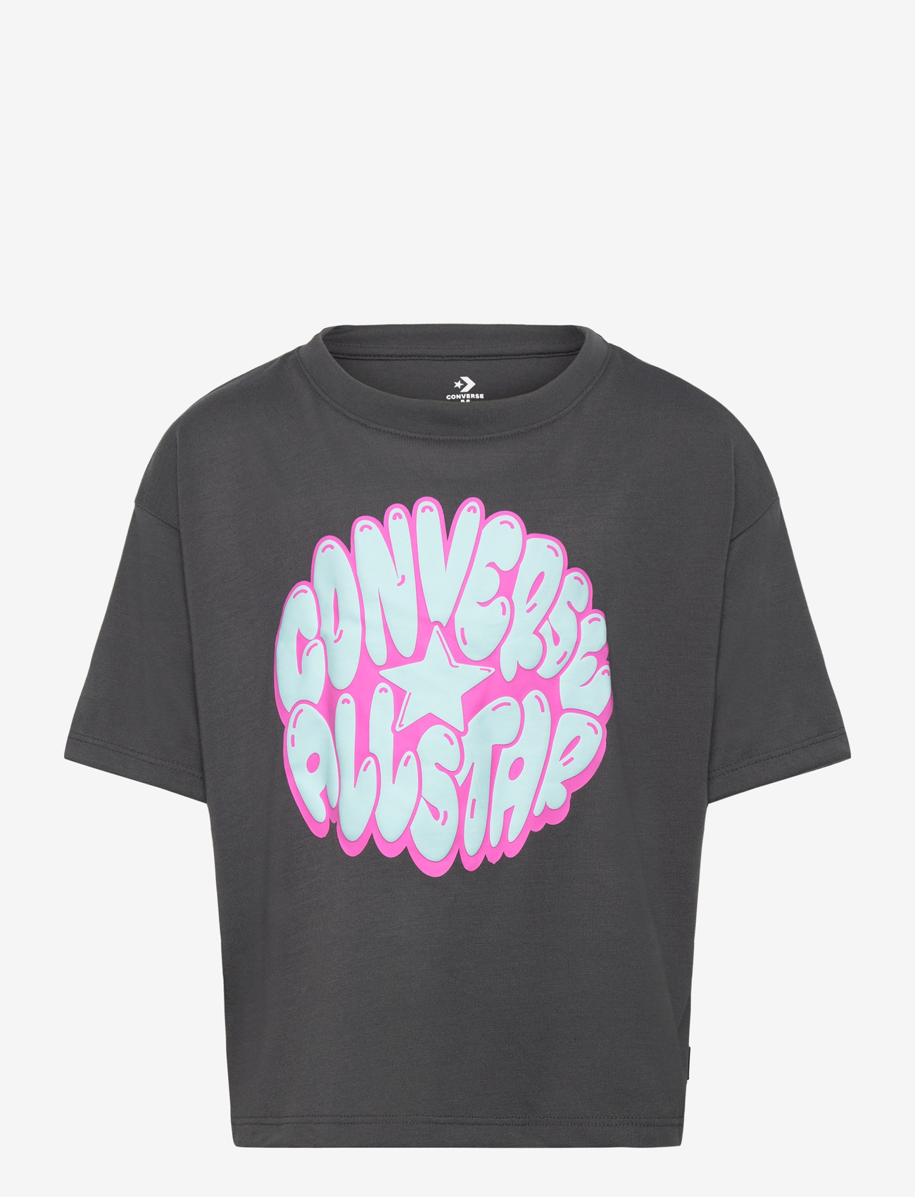Converse - CNVG BUBBLE GRAPHIC BOXY TEE - sportstoppe - black - 0