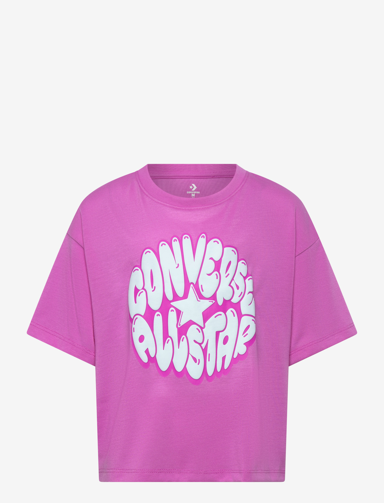 Converse - CNVG BUBBLE GRAPHIC BOXY TEE - spordisärgid - purple - 0