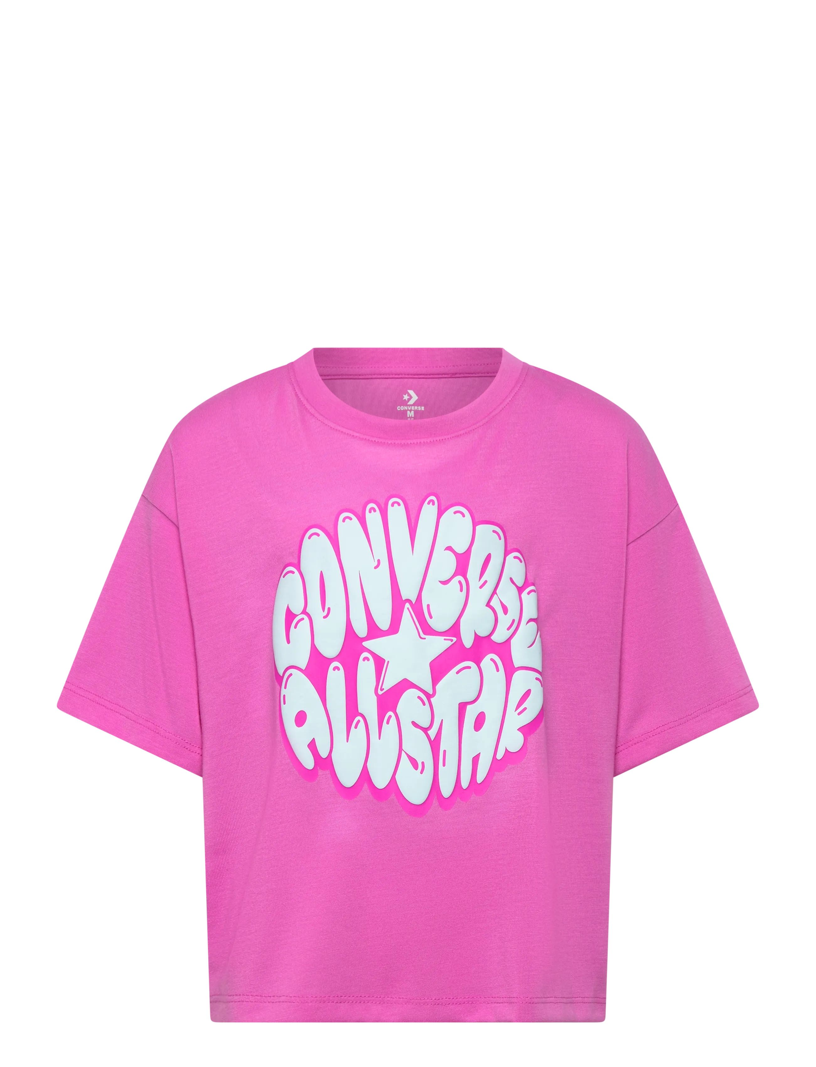 Converse CNVG BUBBLE GRAPHIC BOXY TEE - Topit ja T-paidat - PURPLE / pink/rose