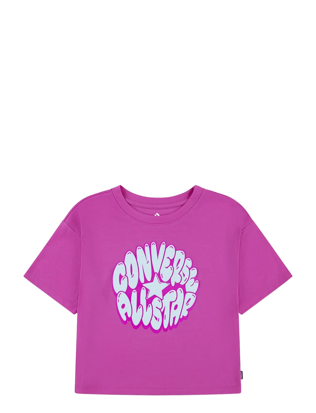 Converse CNVG BUBBLE GRAPHIC BOXY TEE - Toppar & T-shirts - PURPLE / pink/rose