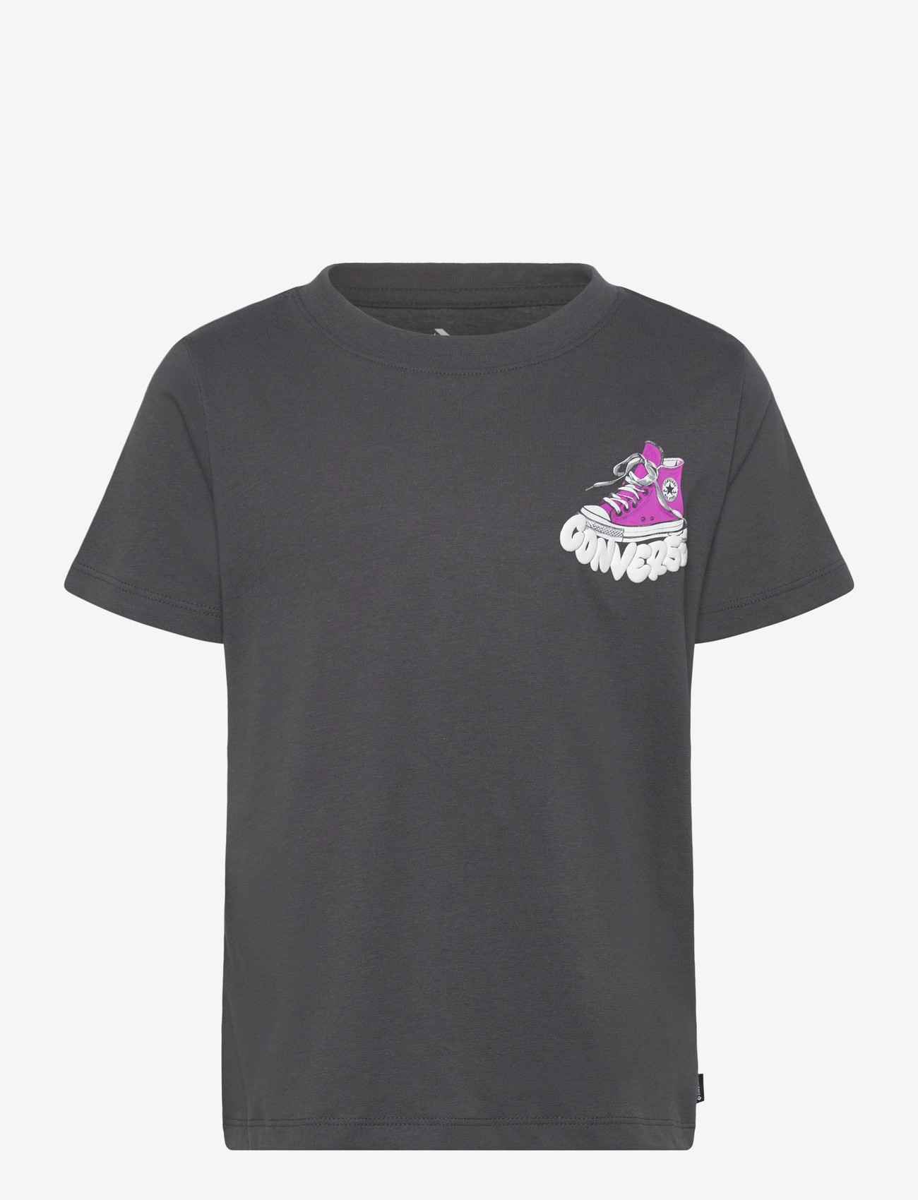 Converse - CNVG BUBBLE SNEAKER GFX TEE - short-sleeved t-shirts - black - 0