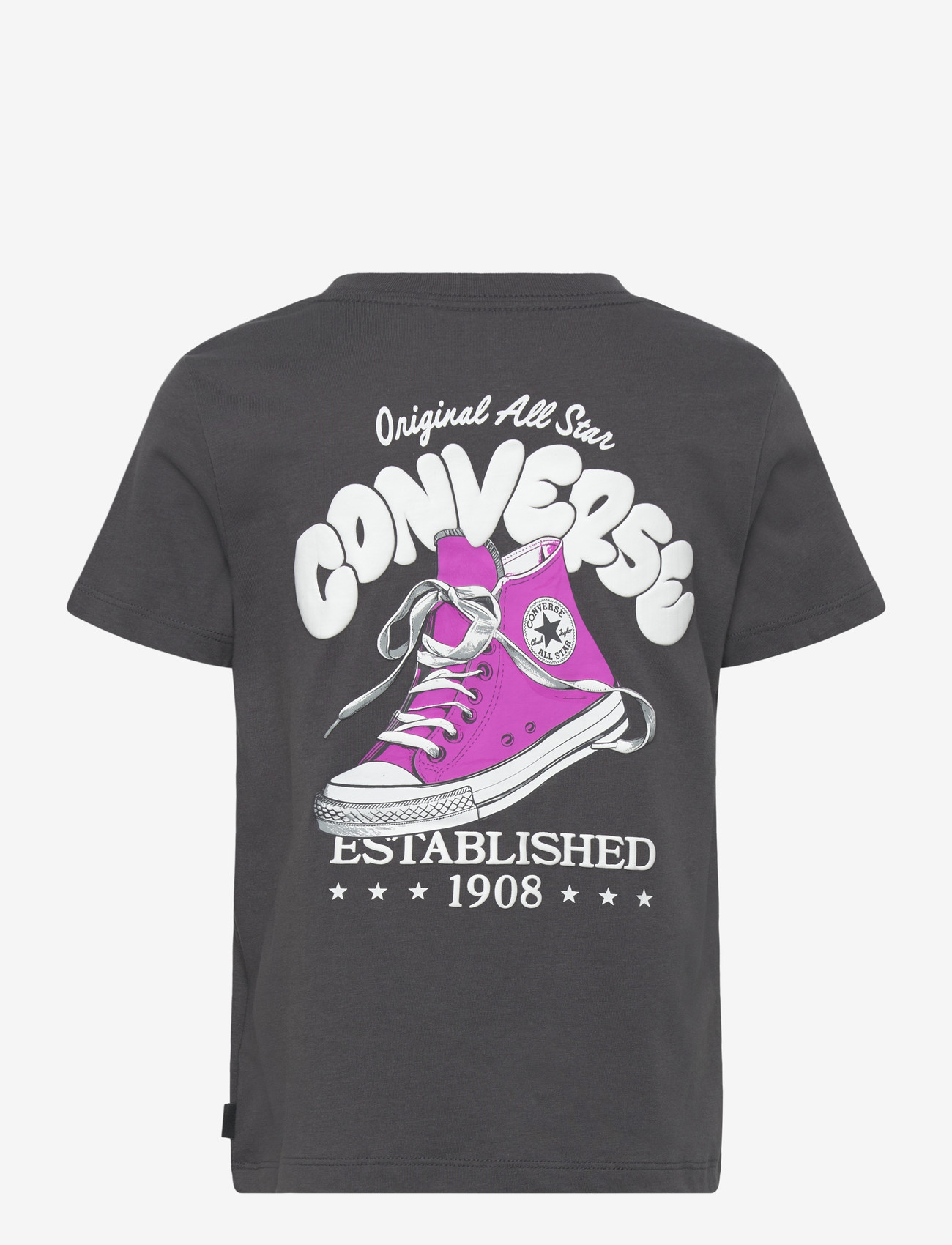 Converse - CNVG BUBBLE SNEAKER GFX TEE - short-sleeved t-shirts - black - 1
