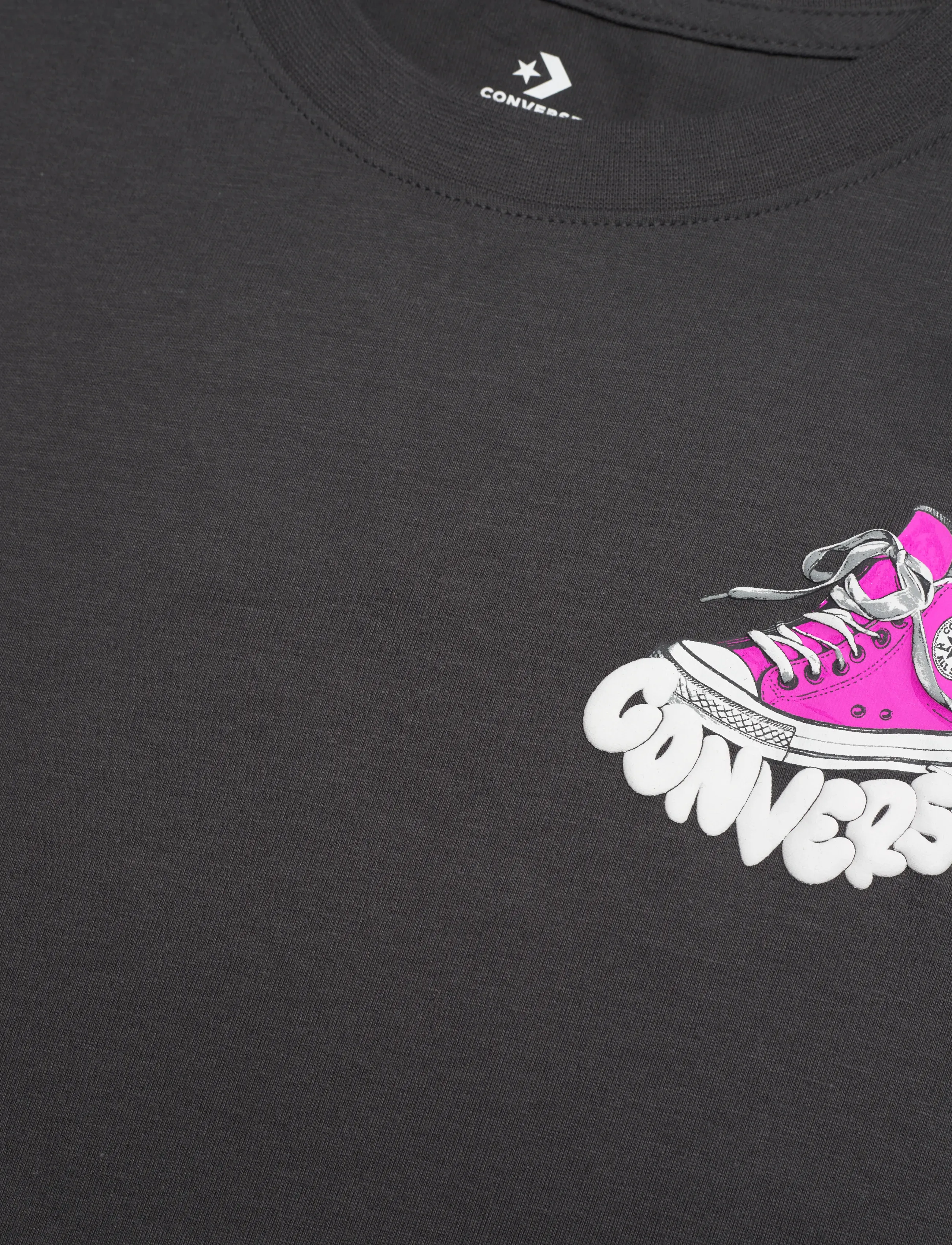 Converse - CNVG BUBBLE SNEAKER GFX TEE - kurzärmelig - black - 2