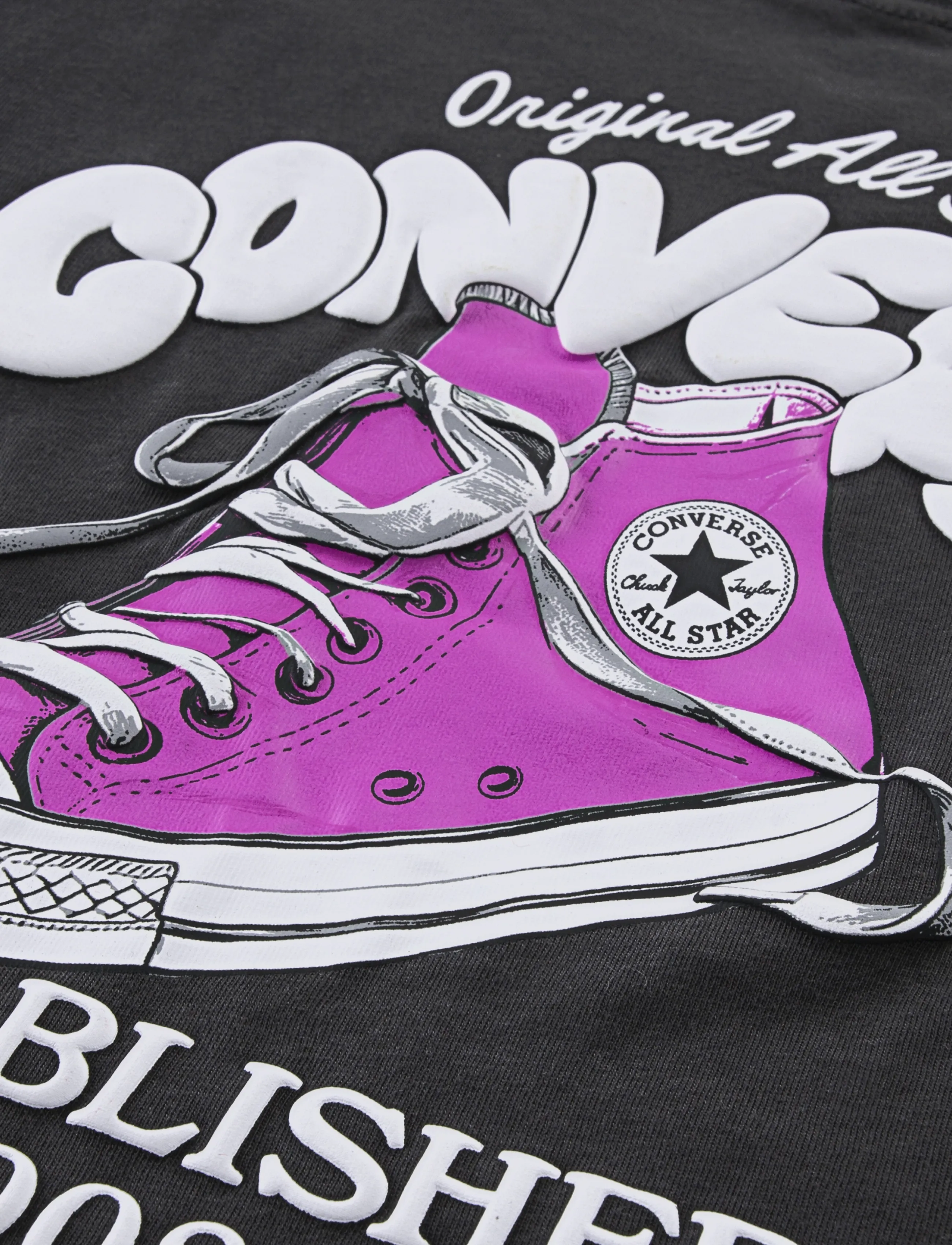 Converse - CNVG BUBBLE SNEAKER GFX TEE - kurzärmelig - black - 2
