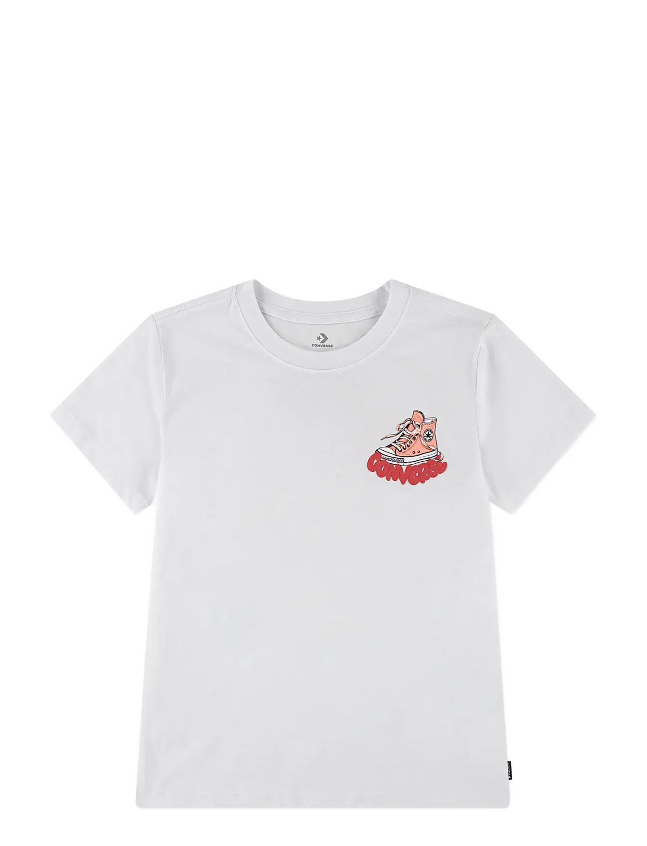 Converse CNVG BUBBLE SNEAKER GFX TEE - Kurzärmelige - WHITE / white