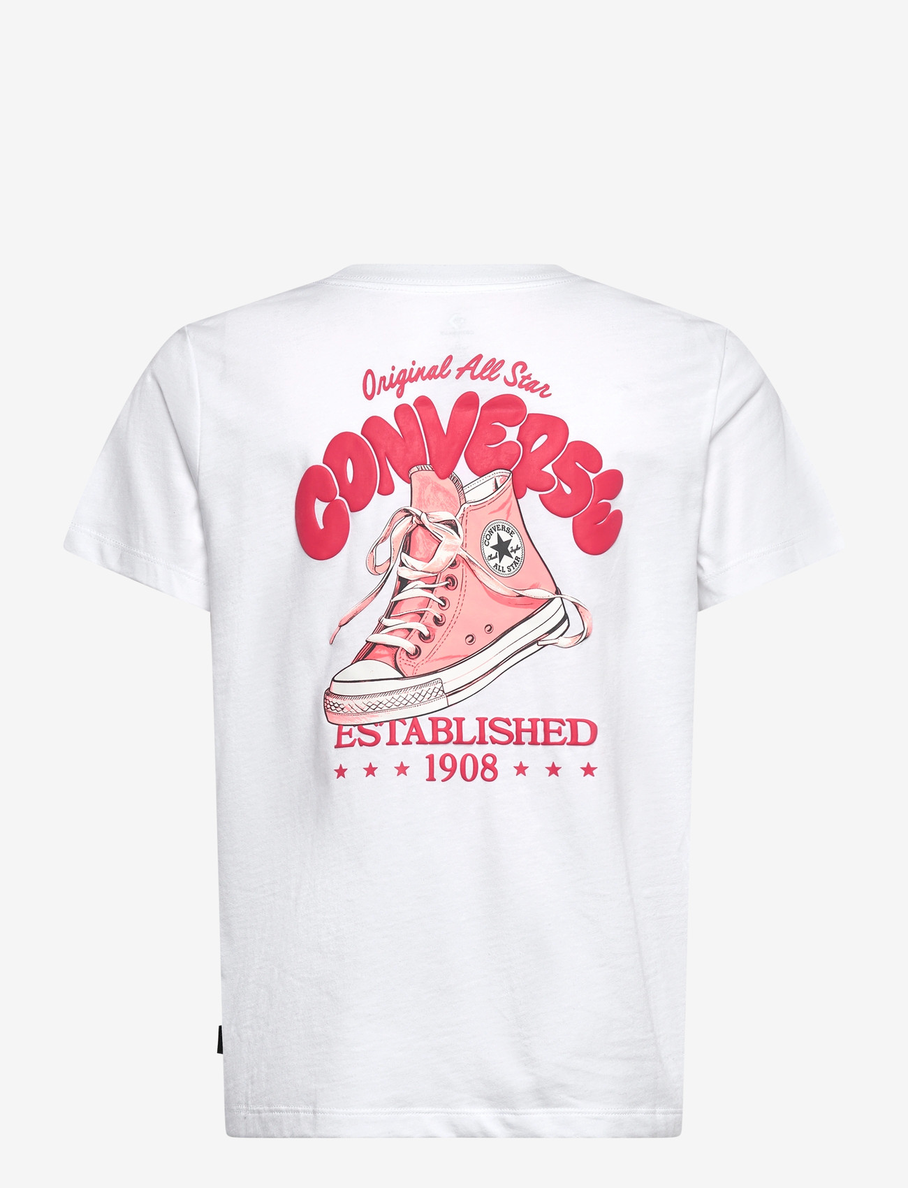 Converse - CNVG BUBBLE SNEAKER GFX TEE - kortærmede t-shirts - white - 1
