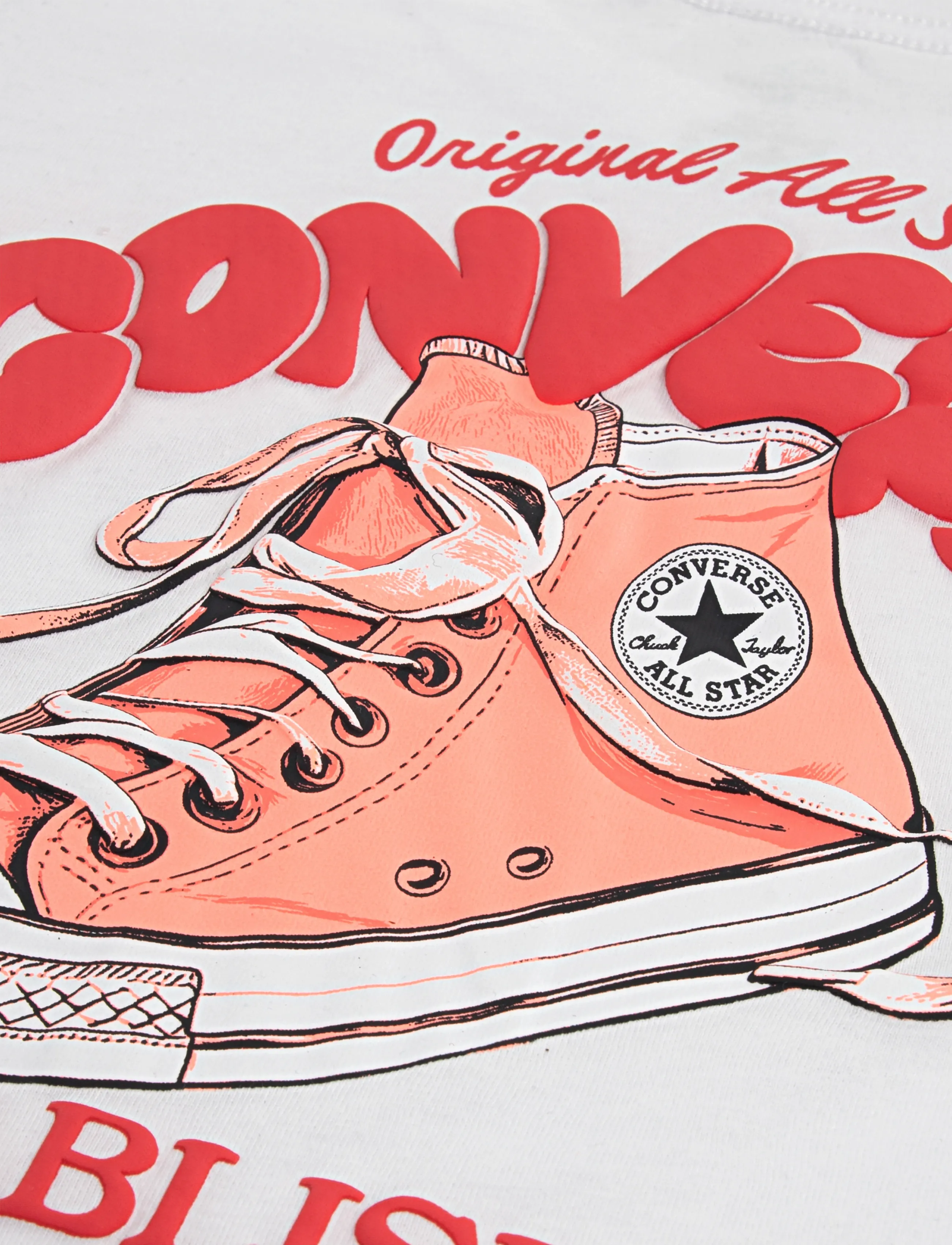 Converse - CNVG BUBBLE SNEAKER GFX TEE - kurzärmelig - white - 2