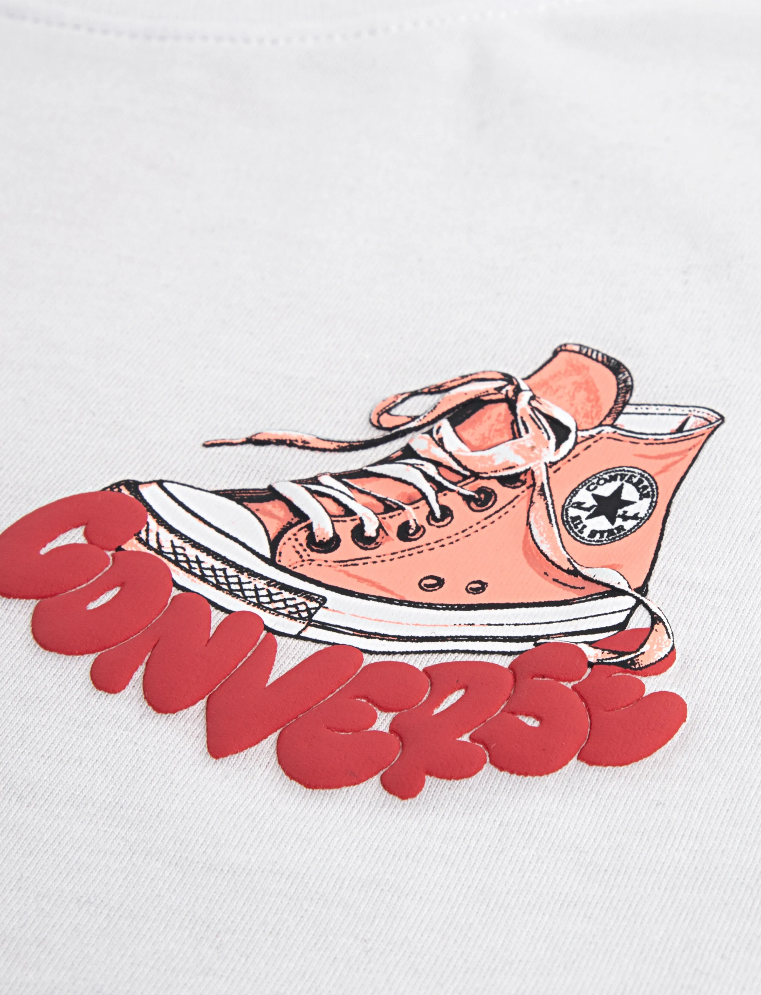 Converse - CNVG BUBBLE SNEAKER GFX TEE - lühikeste varrukatega t-särgid - white - 3
