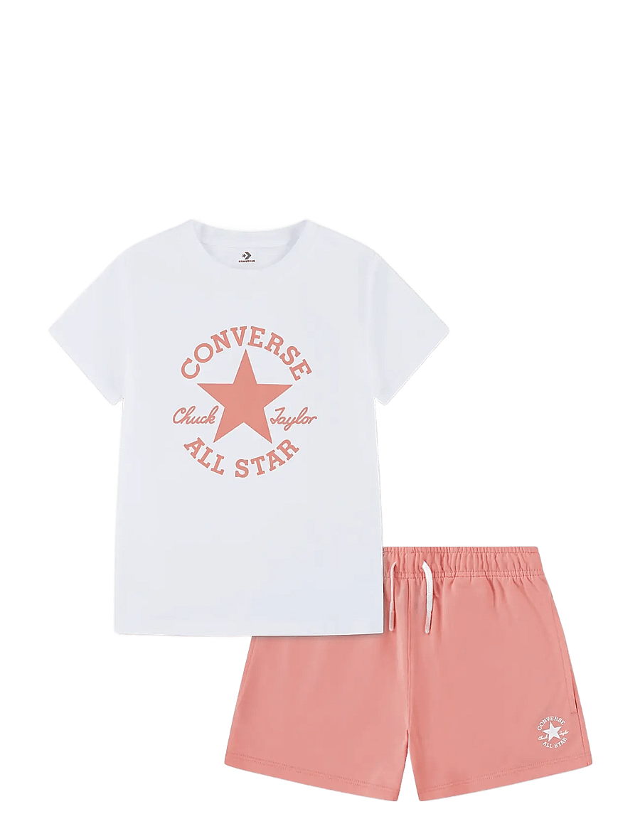 Converse - CNVG DCTP CLASSIC TEE & SHORT - 2-piece sets - red - 0