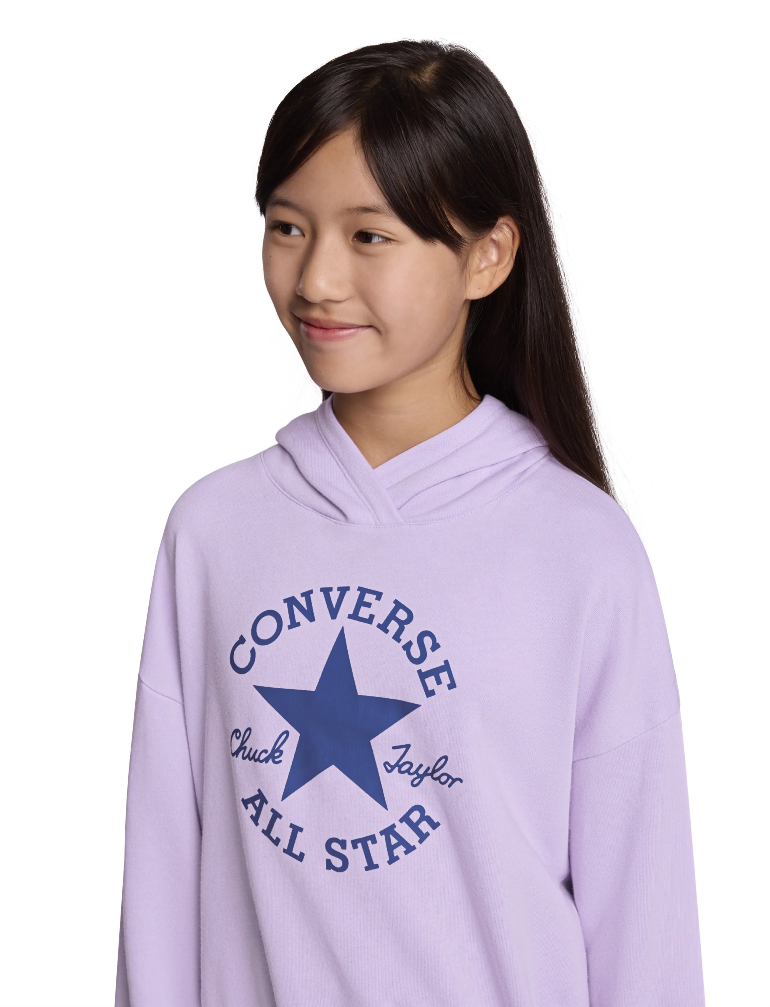 Converse - PULL-OVER HOODY - hoodies - lavender latte - 5