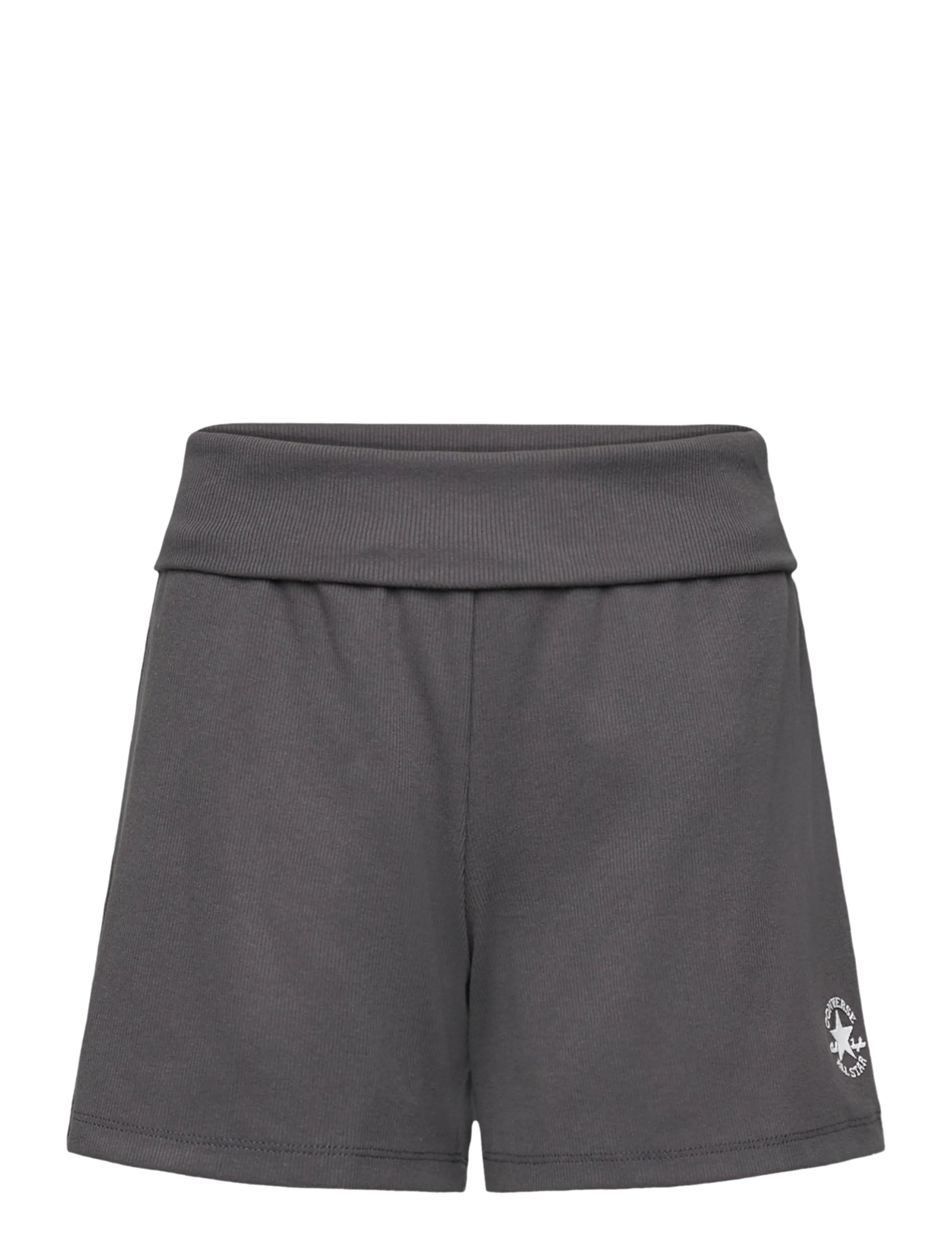Converse CNVG RIBBED SHORT W FOLDDOWN W - Enfants 98-134 - BLACK / black