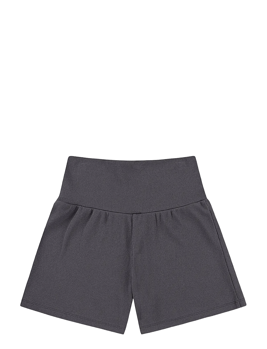 Converse - CNVG RIBBED SHORT W FOLDDOWN W - sport-shorts - black - 2