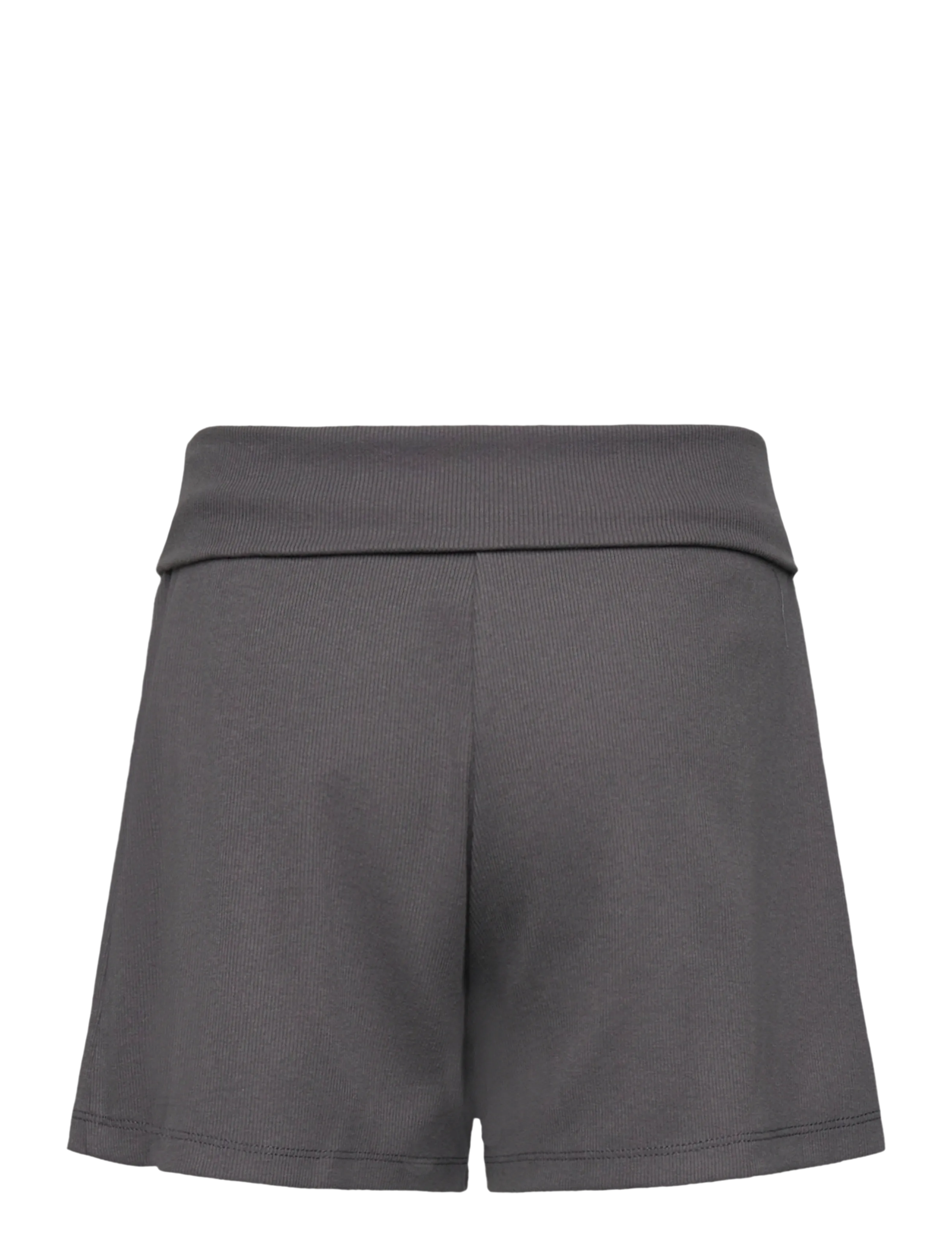 Converse - CNVG RIBBED SHORT W FOLDDOWN W - urheilushortsit - black - 1