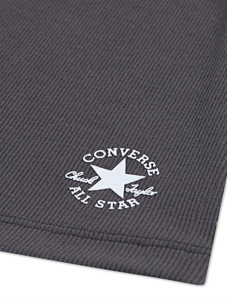 Converse - CNVG RIBBED SHORT W FOLDDOWN W - sport-shorts - black - 5