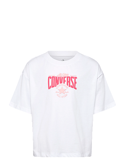 Converse CNVG MULTI HIT GFX BOXY TEE - Teens 9 bis 14 Jahren - WHITE / white