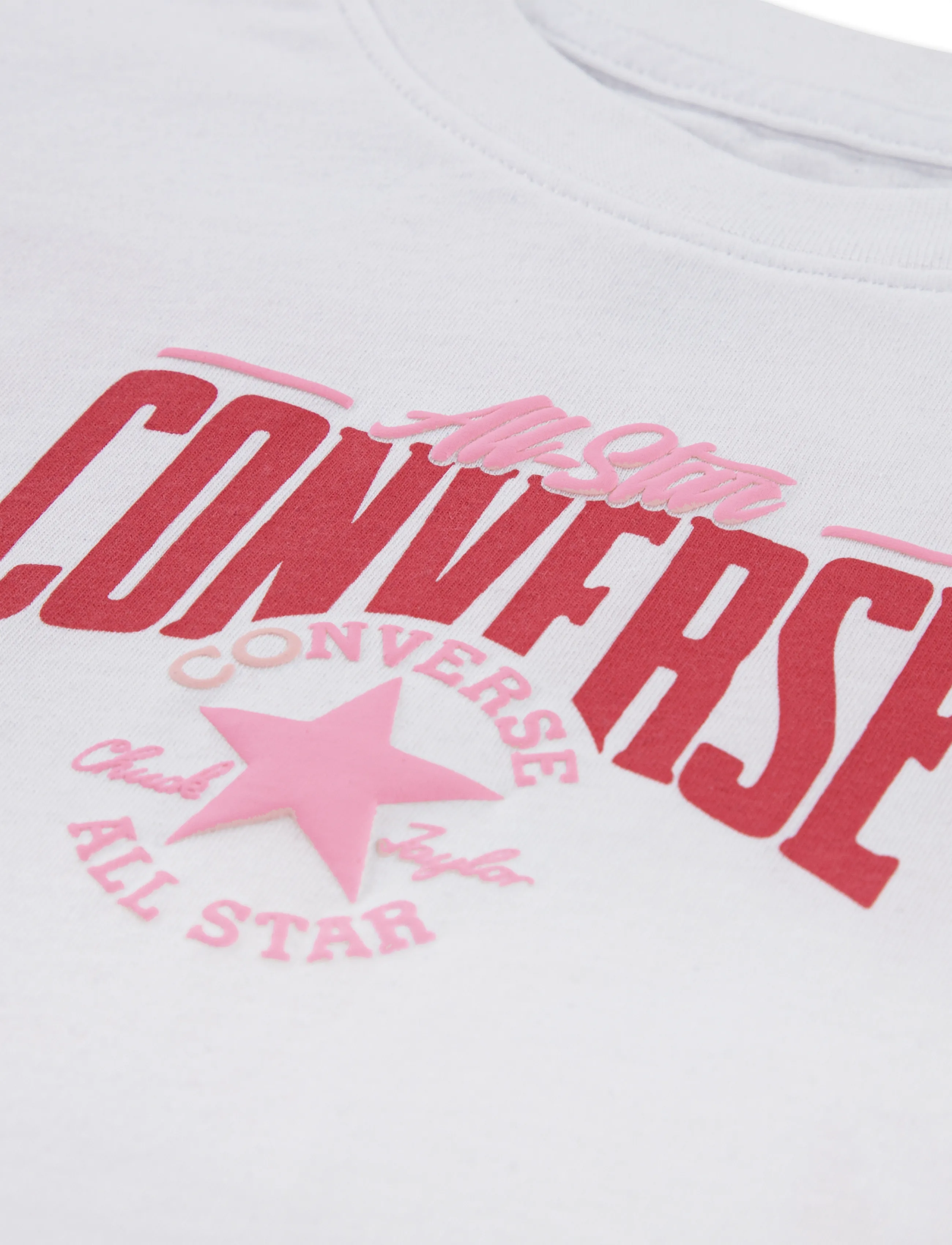 Converse - CNVG MULTI HIT GFX BOXY TEE - sportieve tops - white - 2