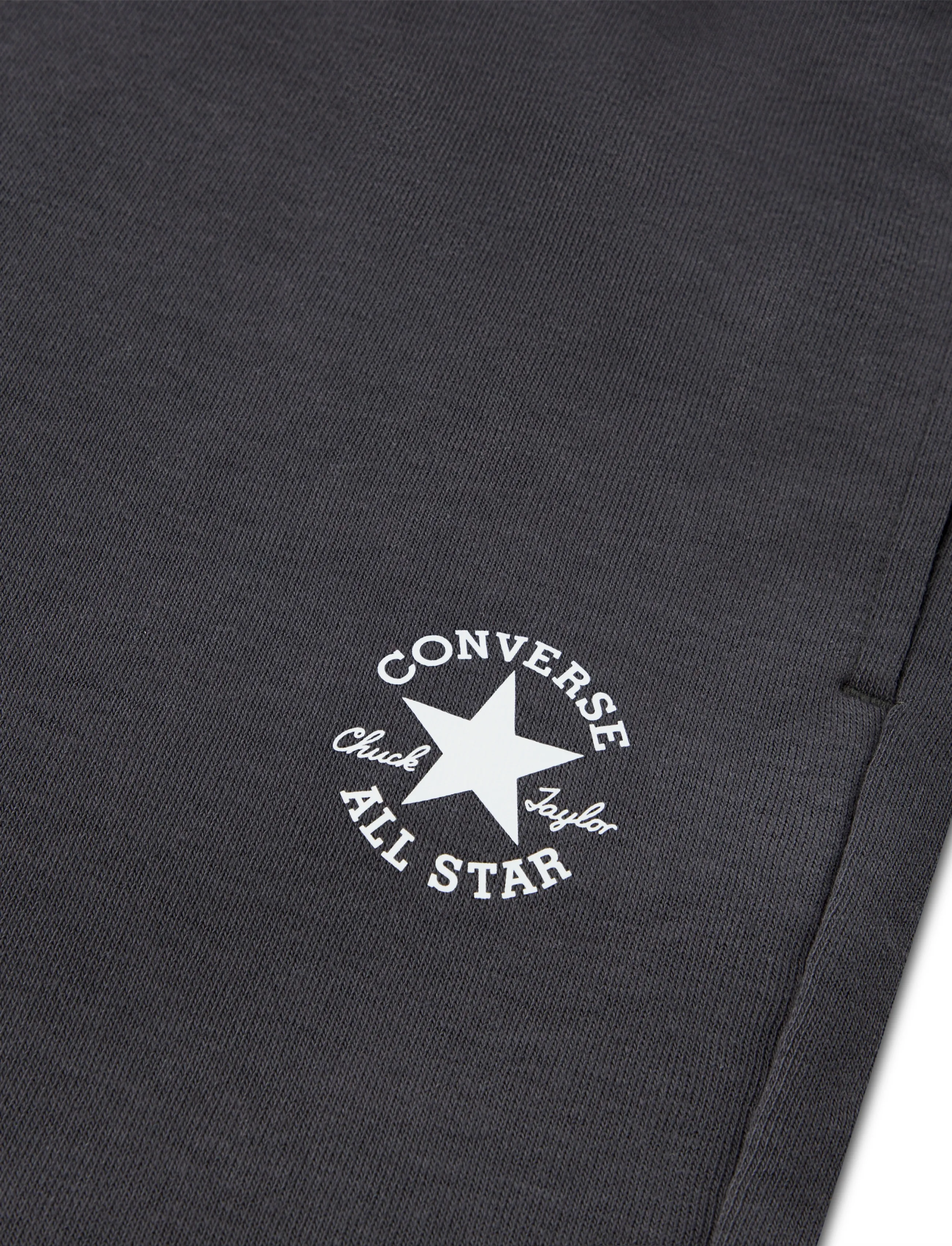 Converse - FRENCH TERRY PANT - dressipüksid - dark matter - 3