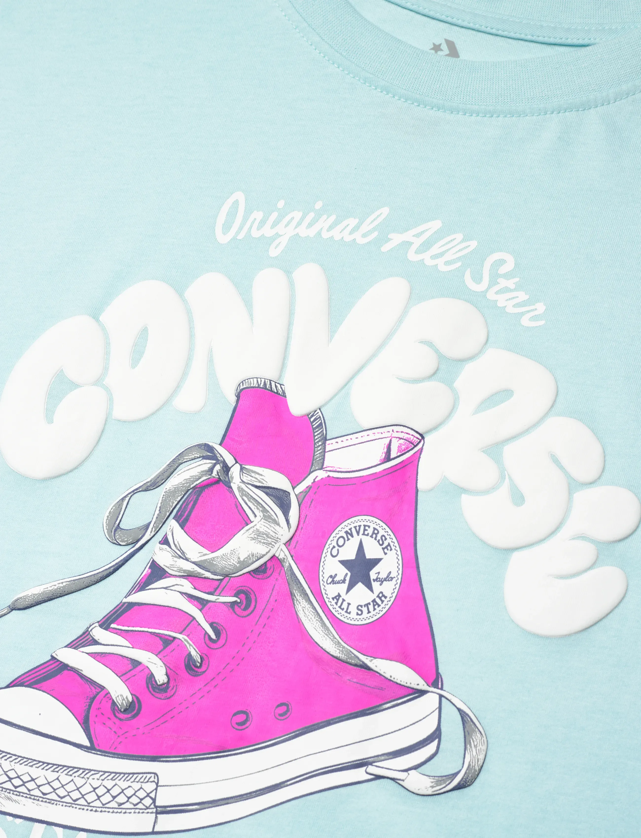 Converse - CNVG SNEAKER GRAPHIC BF TEE - lühikeste varrukatega t-särgid - grey - 2