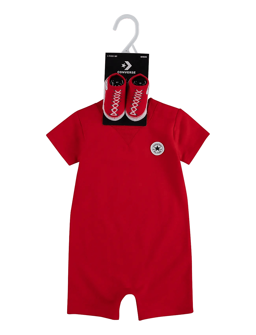 Converse - RM-ROMPER + ATTACHMENT - kortærmede heldragter - university red - 2