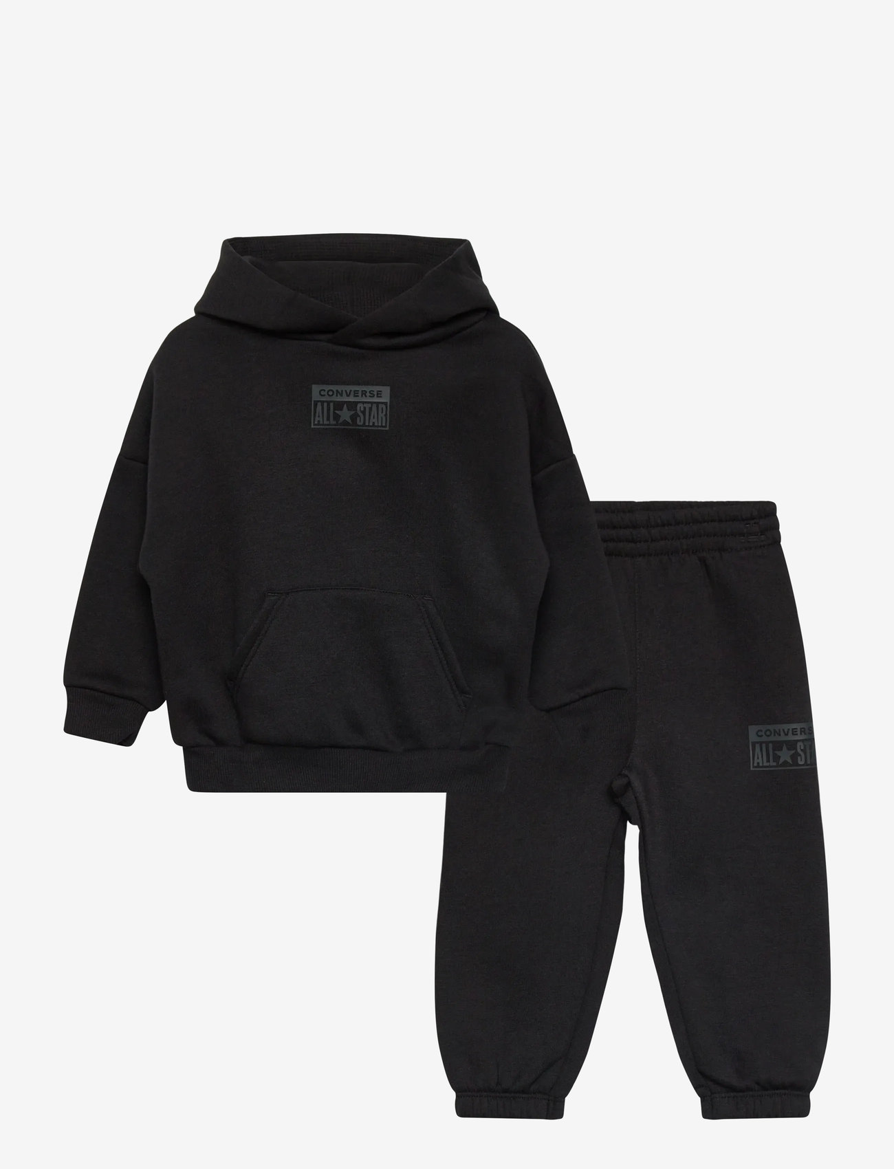 Converse - F8-FLEECE PANT SET - trainingsanzug - black - 0