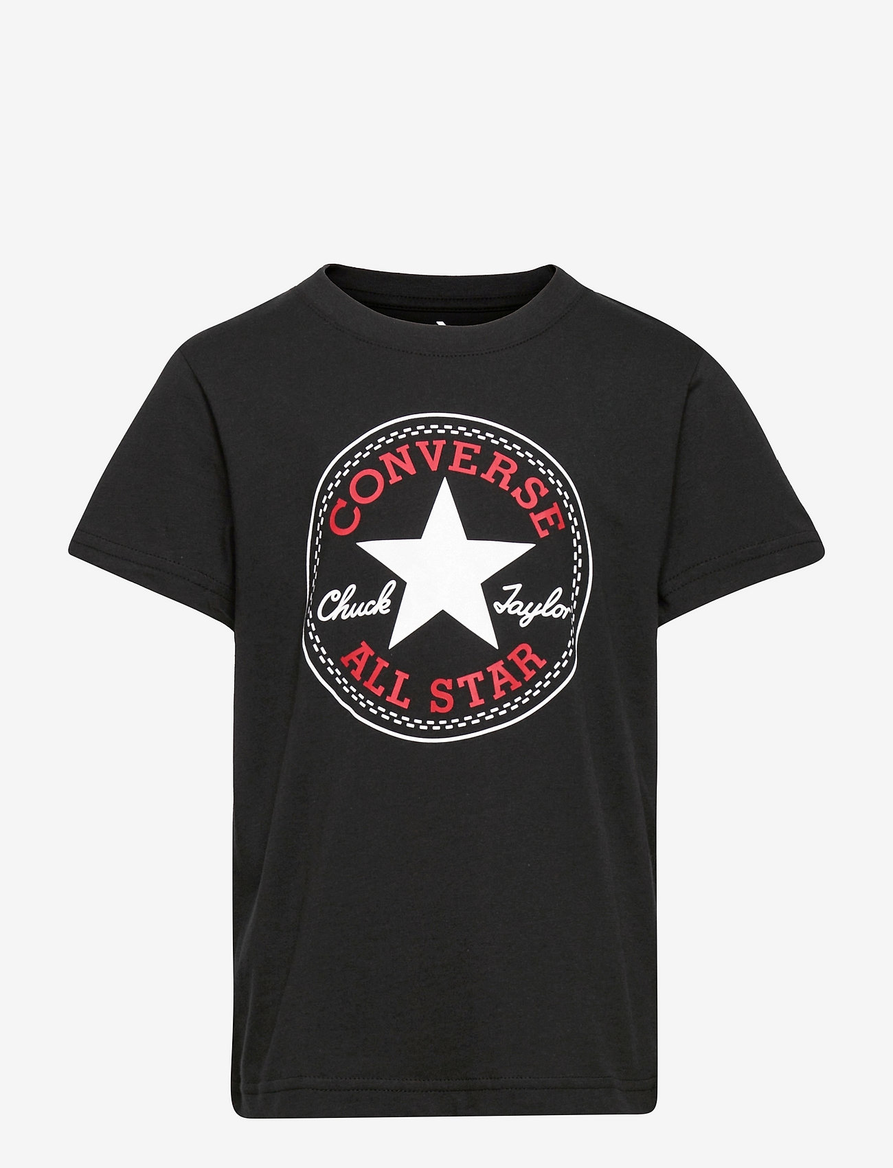 Converse - CORE CHUCK PATCH TEE - marškinėliai trumpomis rankovėmis - black - 0
