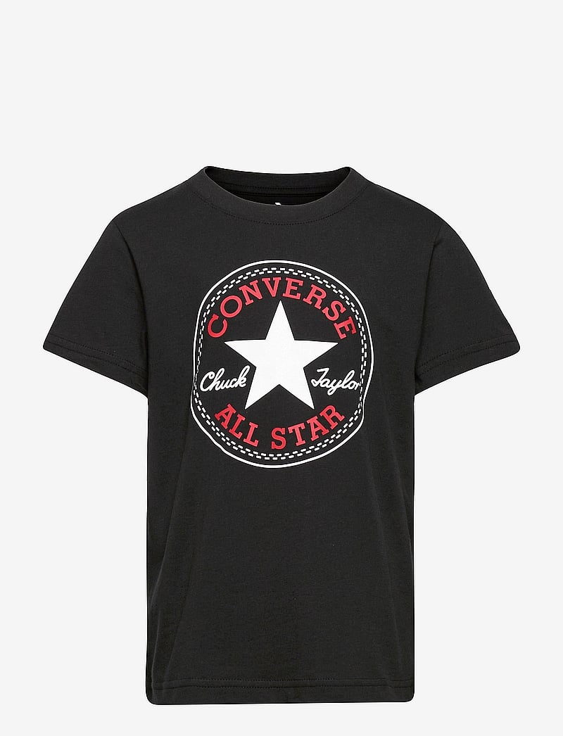 Converse - TE-S/S TEE - kortærmede t-shirts - black - 0