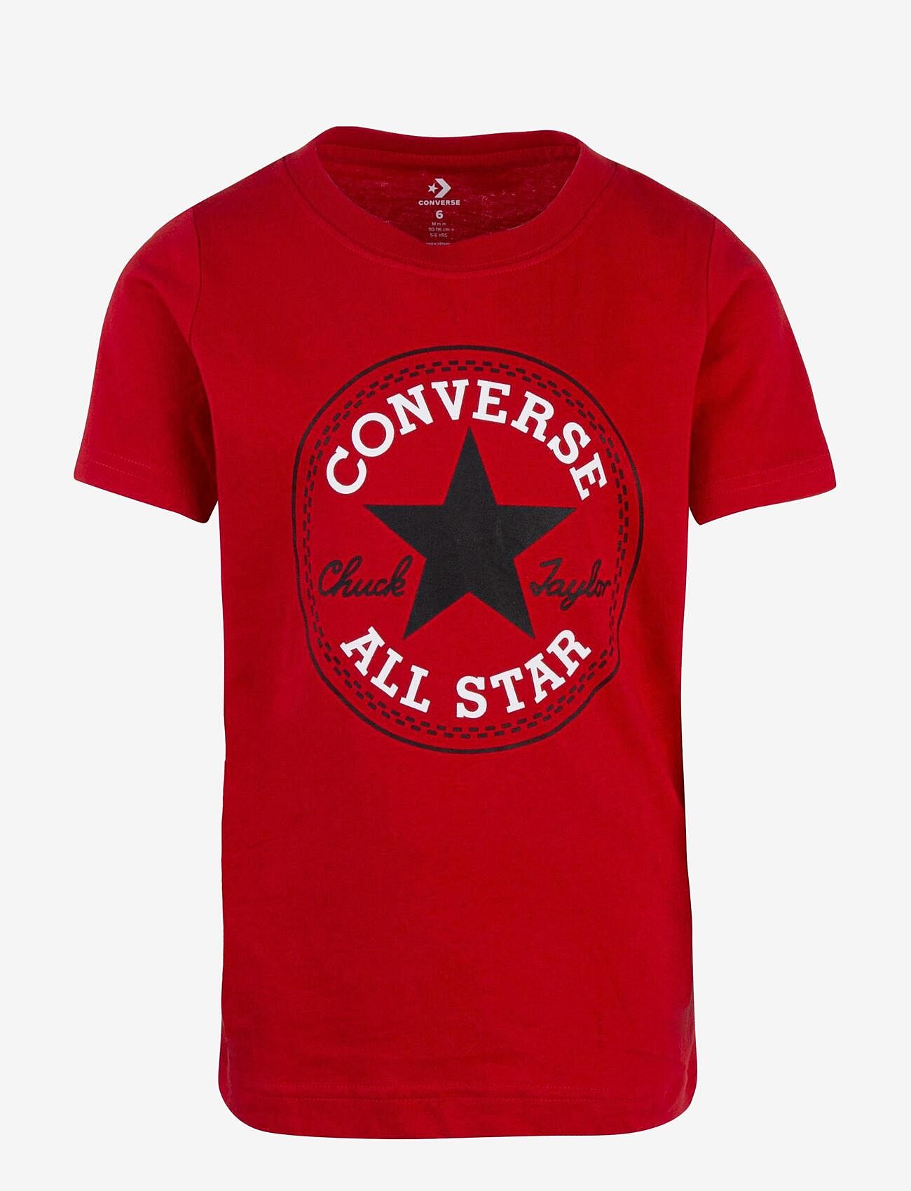 Converse - TE-S/S TEE - efterårstøj - enamel red - 0